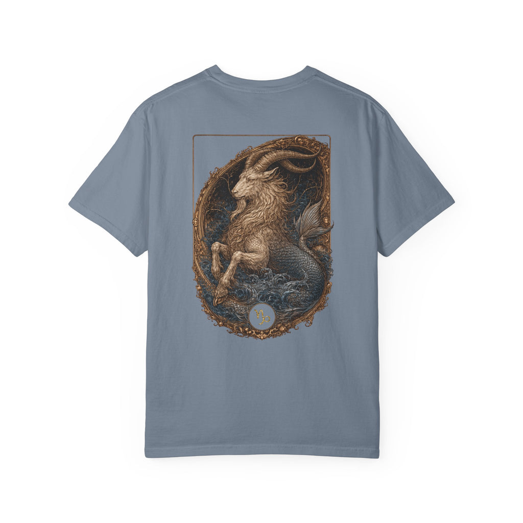 Zodiac Capricorn T-Shirt — Premium Horoscope Art Astrology Tee | December-January Birthday Gift