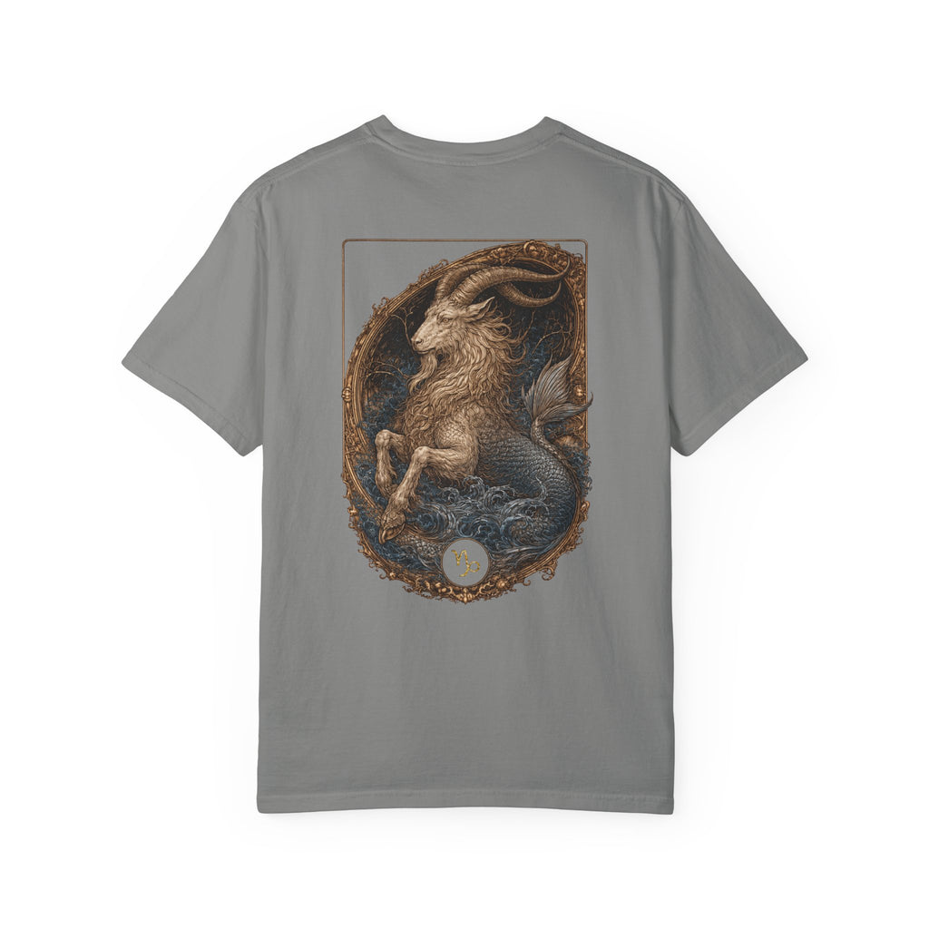 Zodiac Capricorn T-Shirt — Premium Horoscope Art Astrology Tee | December-January Birthday Gift
