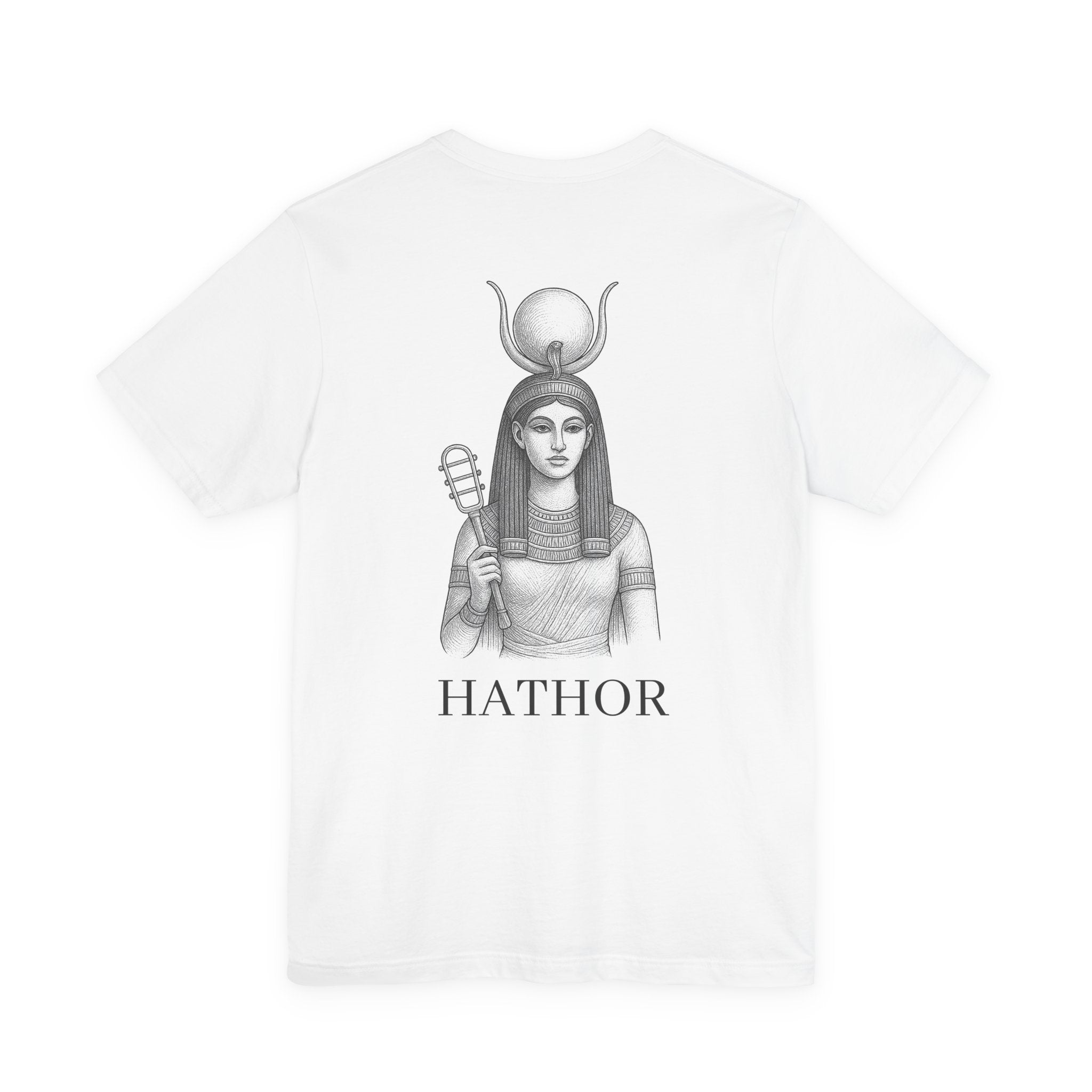 Hathor Ancient Egyptian God T-Shirt - Egyptian Mythology Art Tee