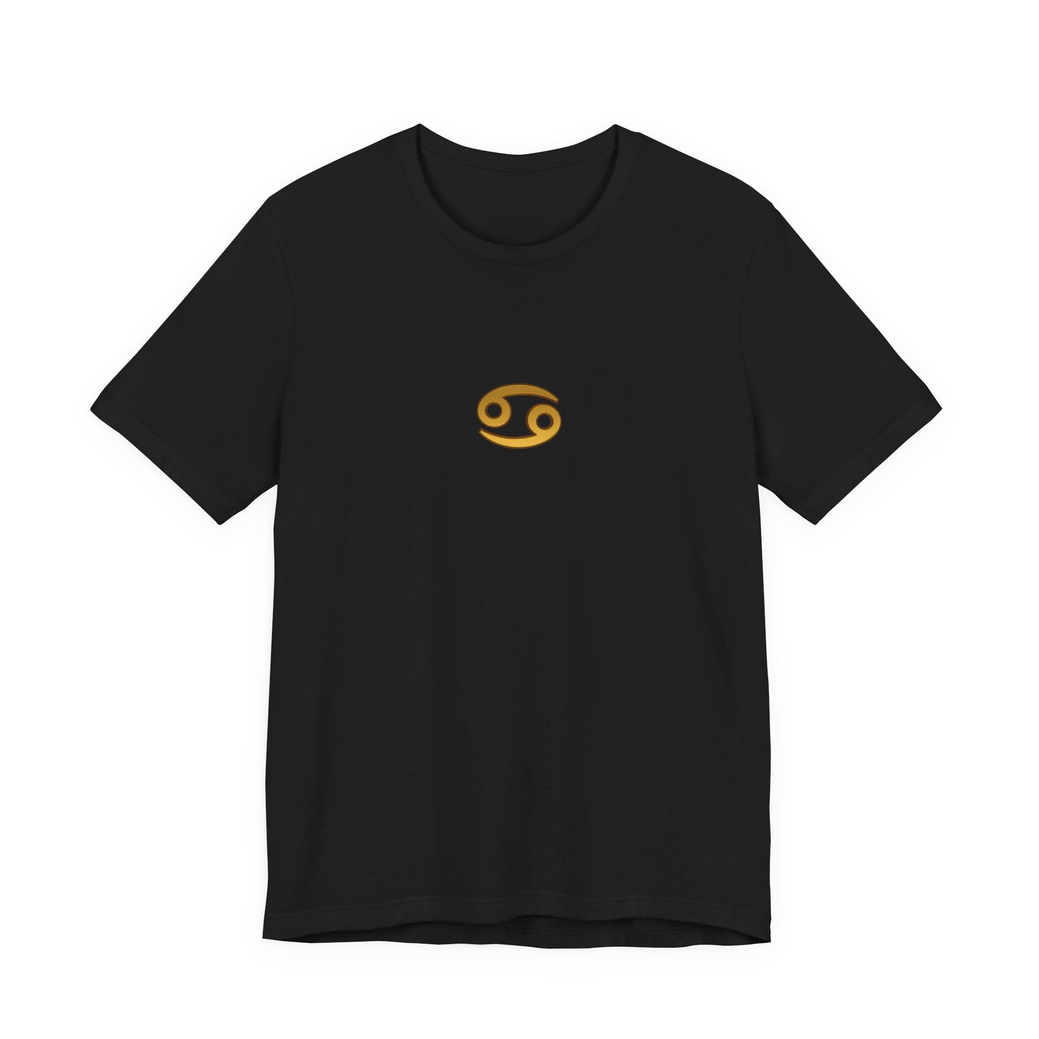 Cancer Zodiac Tee — Minimal Gold Capricorn Symbol Shirt