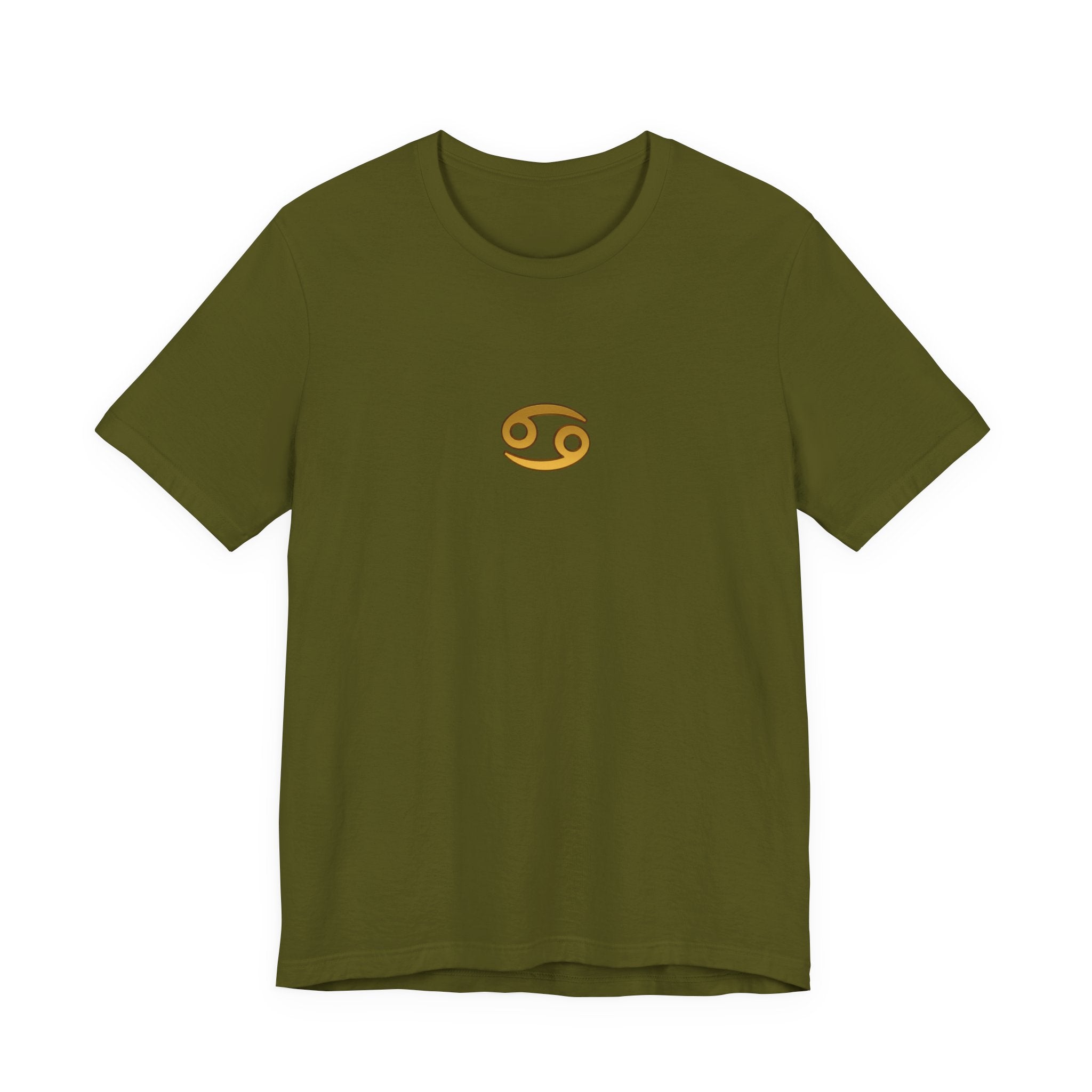 Cancer Zodiac Tee — Minimal Gold Capricorn Symbol Shirt