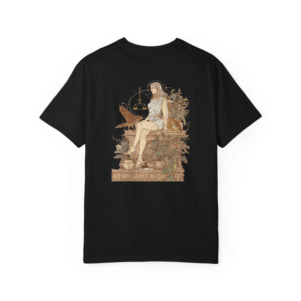 Zodiac Libra T-Shirt — Premium Horoscope Art Libra Astrology Tee