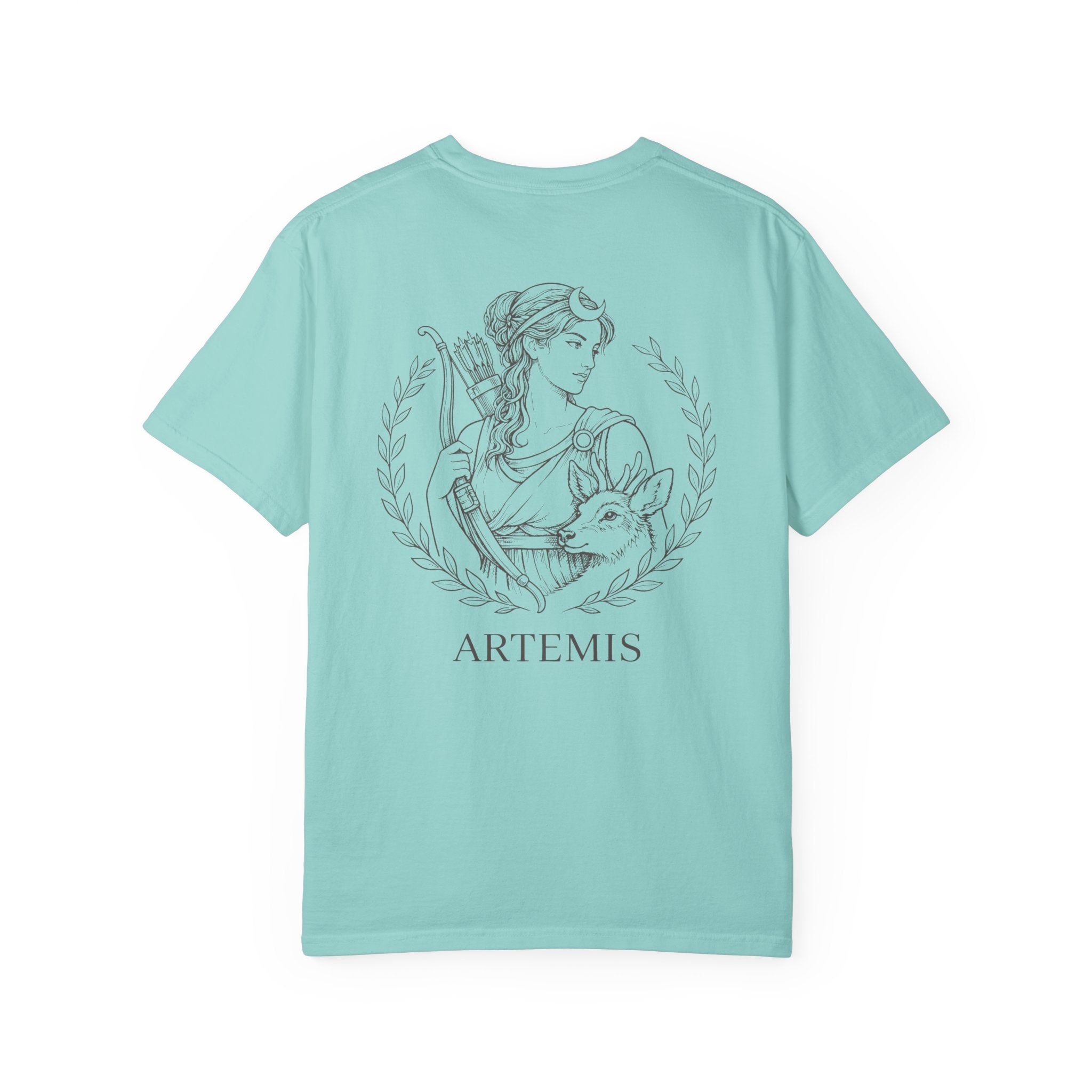 Goddess Artemis T-Shirt — Greek Mythology Goddess of the Hunt Art Tee