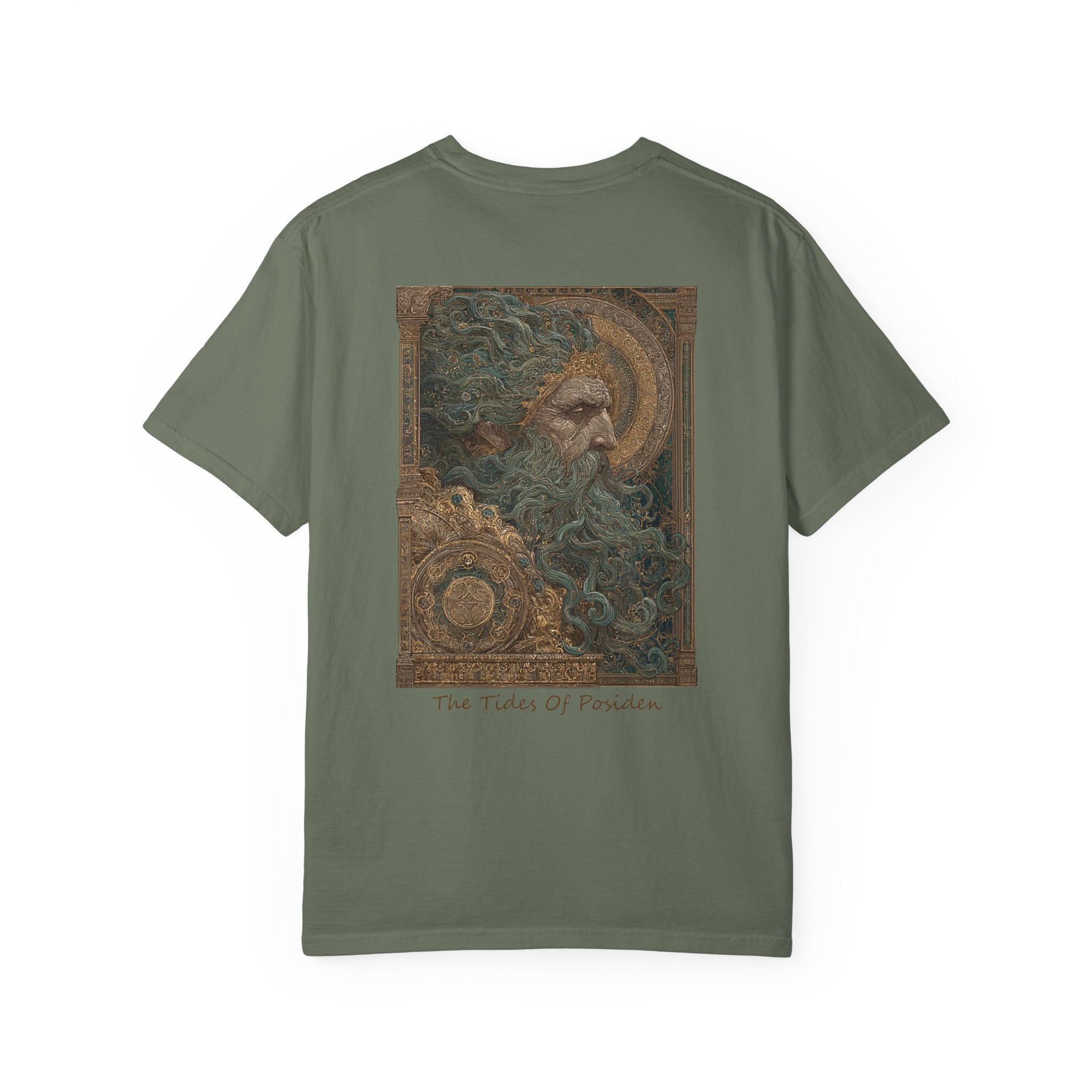 The Tides of Poseidon T-Shirt — Greek God Mythology Art Tee | Poseidon Sea God