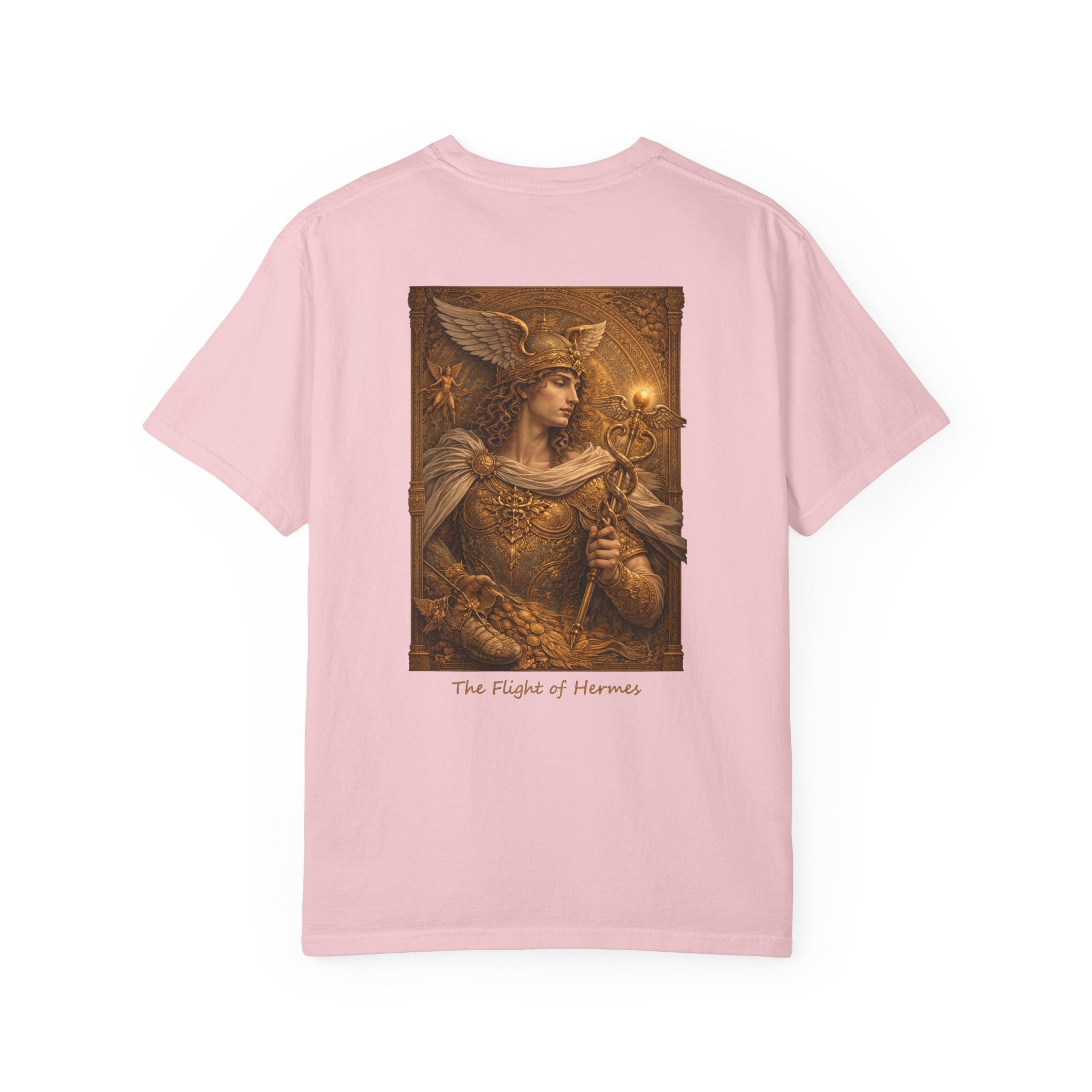 The Flight of Hermes T-Shirt — Greek God Mythology Art Tee | Hermes Messenger