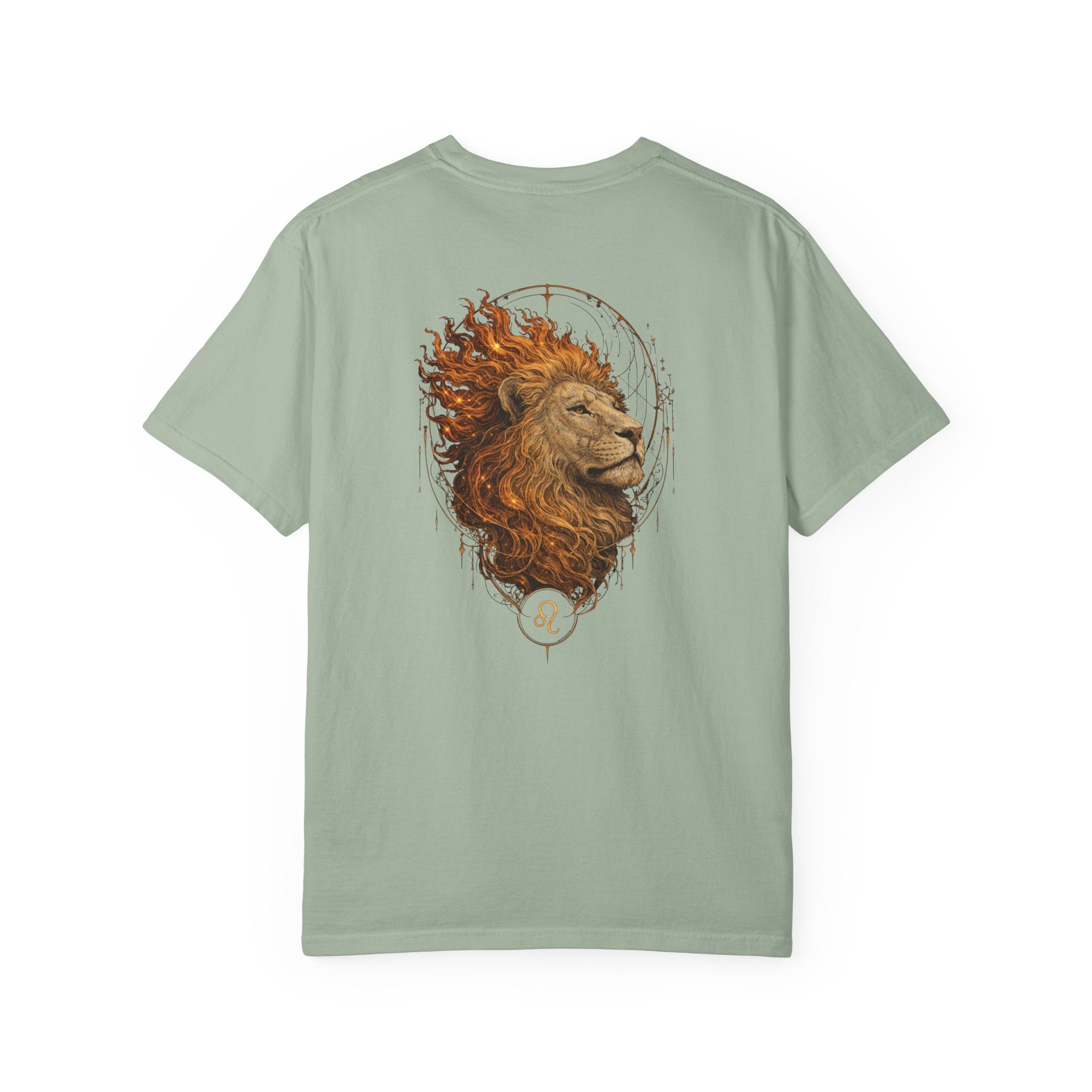 Zodiac Leo T-Shirt — Premium Horoscope Art Astrology Tee | July-August Birthday Gift