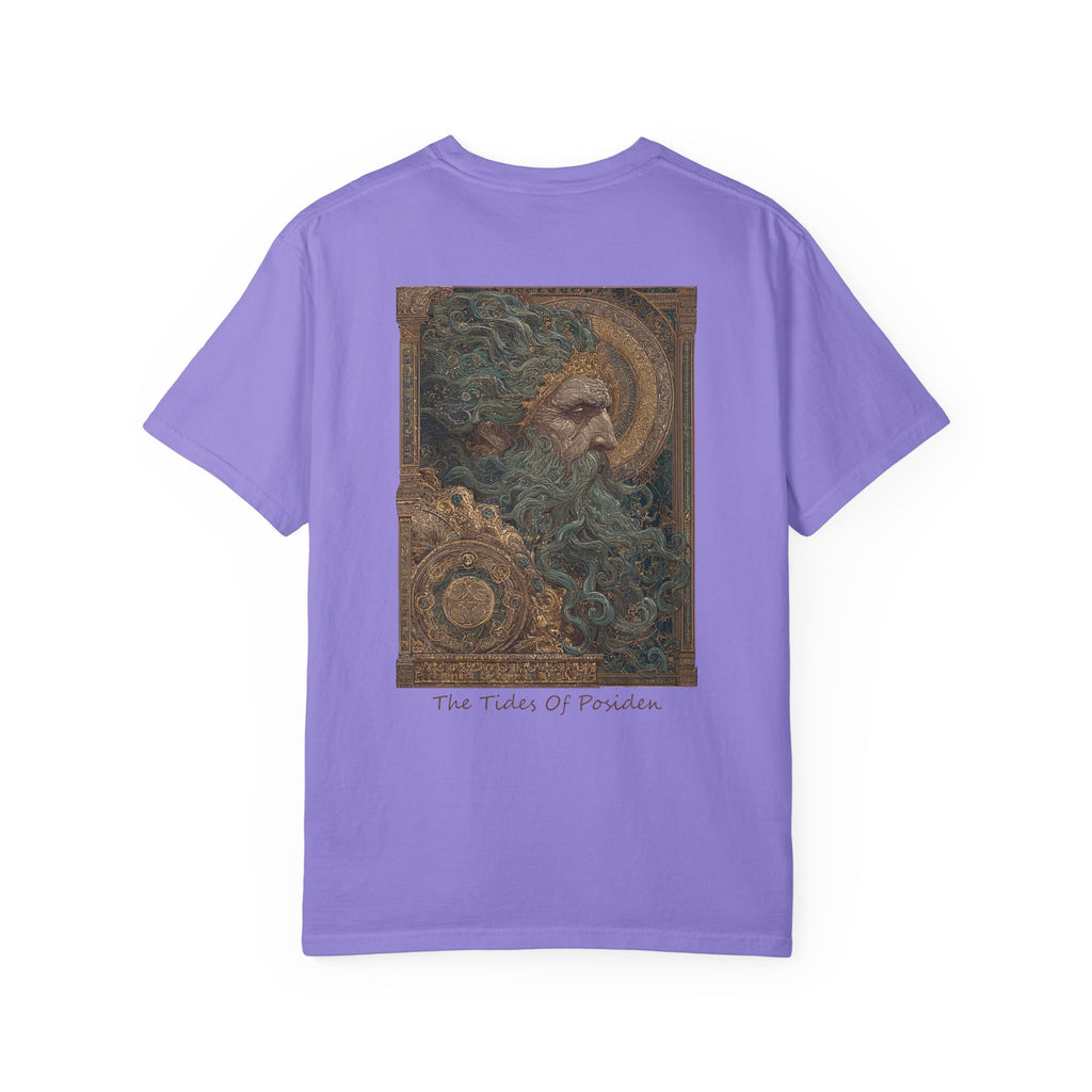 The Tides of Poseidon T-Shirt — Greek God Mythology Art Tee | Poseidon Sea God