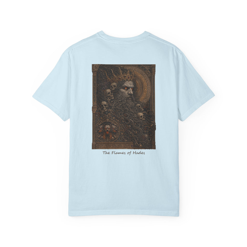 The Flames of Hades T-Shirt — Greek God Mythology Art Tee | Hades Underworld