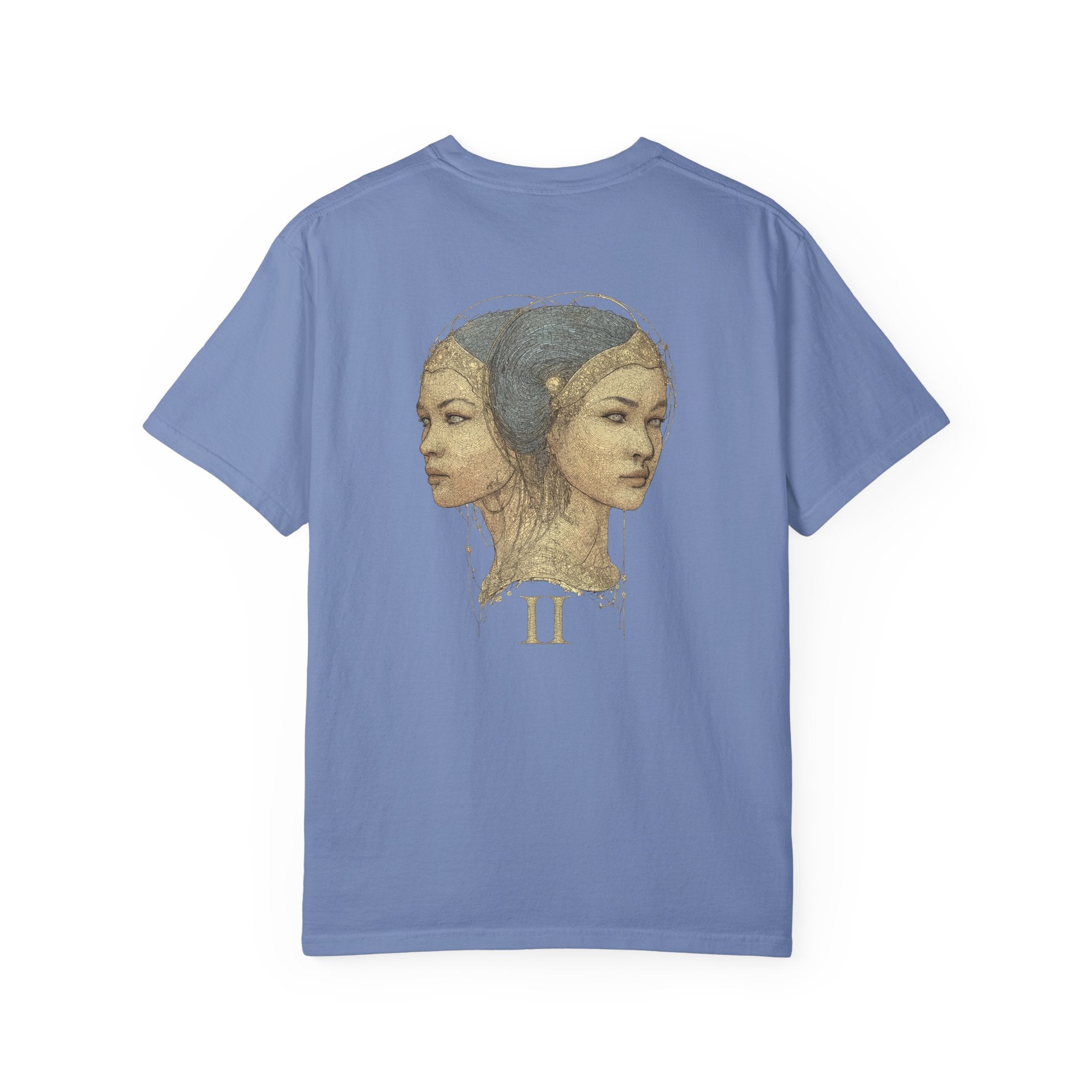Zodiac Gemini T-Shirt — Premium Horoscope Art Gemini Astrology Tee