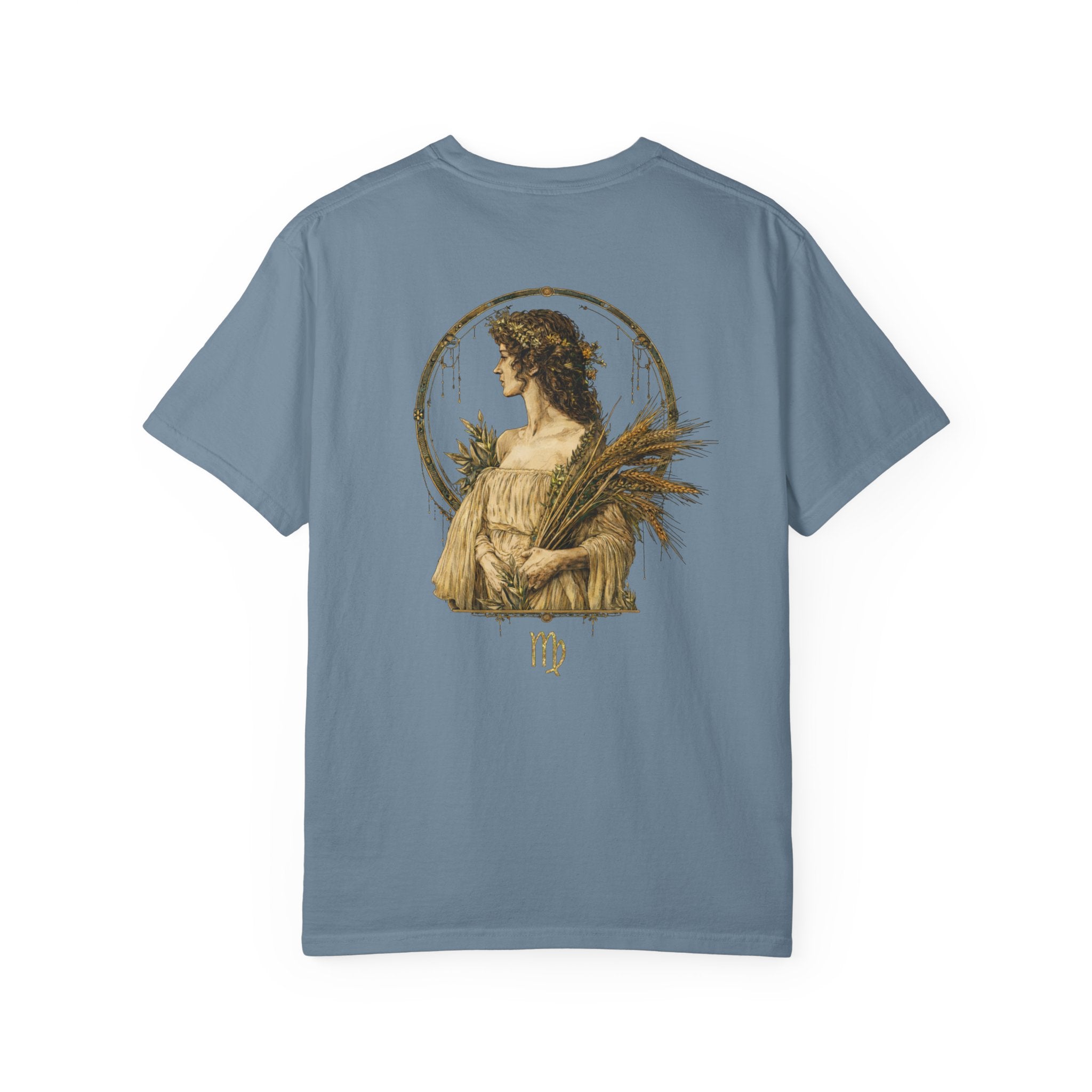 Zodiac Virgo T-Shirt — Horoscope Astrology Wheat Maiden Tee