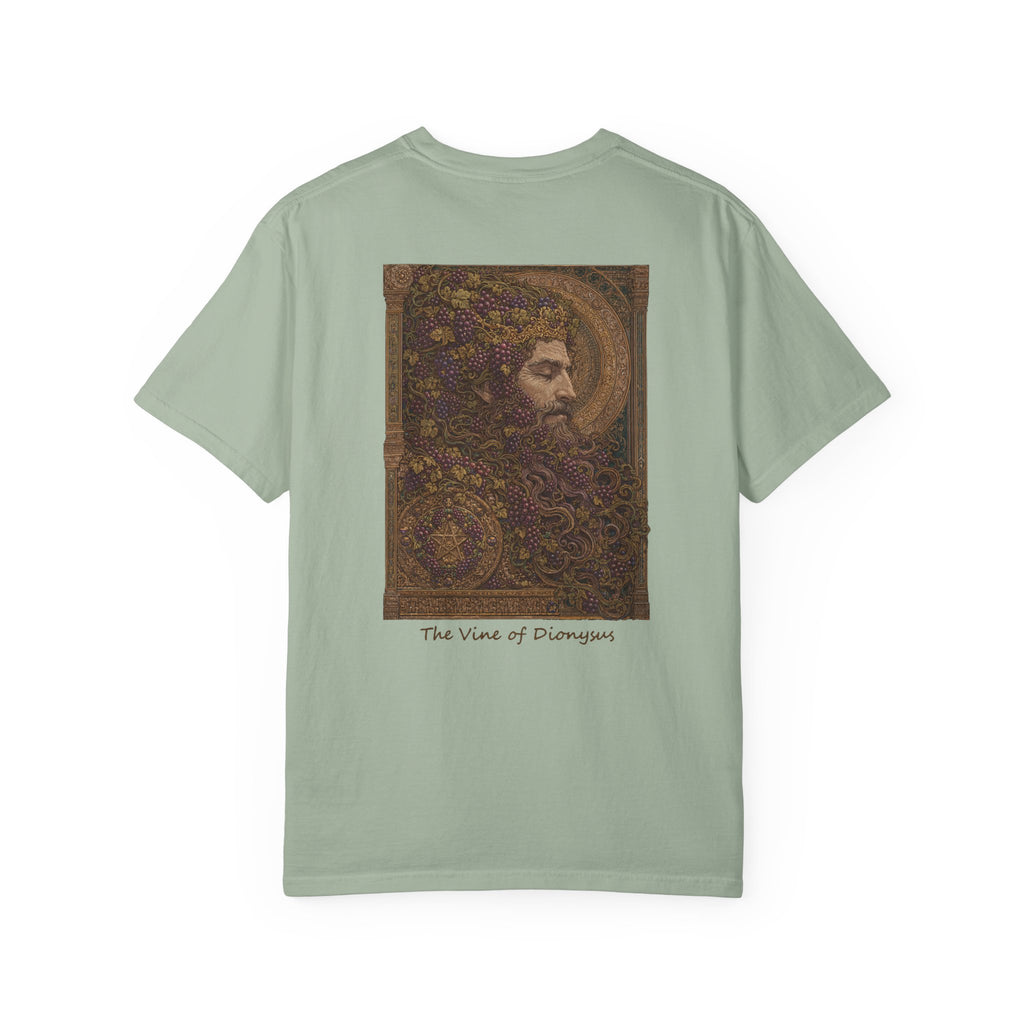 The Vine of Dionysus T-Shirt — Greek God Mythology Art Tee | Dionysus Graphic