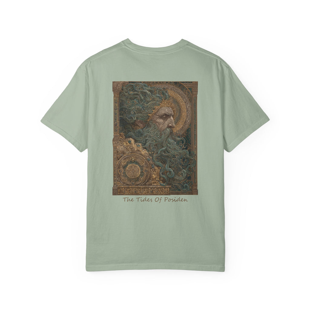 The Tides of Poseidon T-Shirt — Greek God Mythology Art Tee | Poseidon Sea God