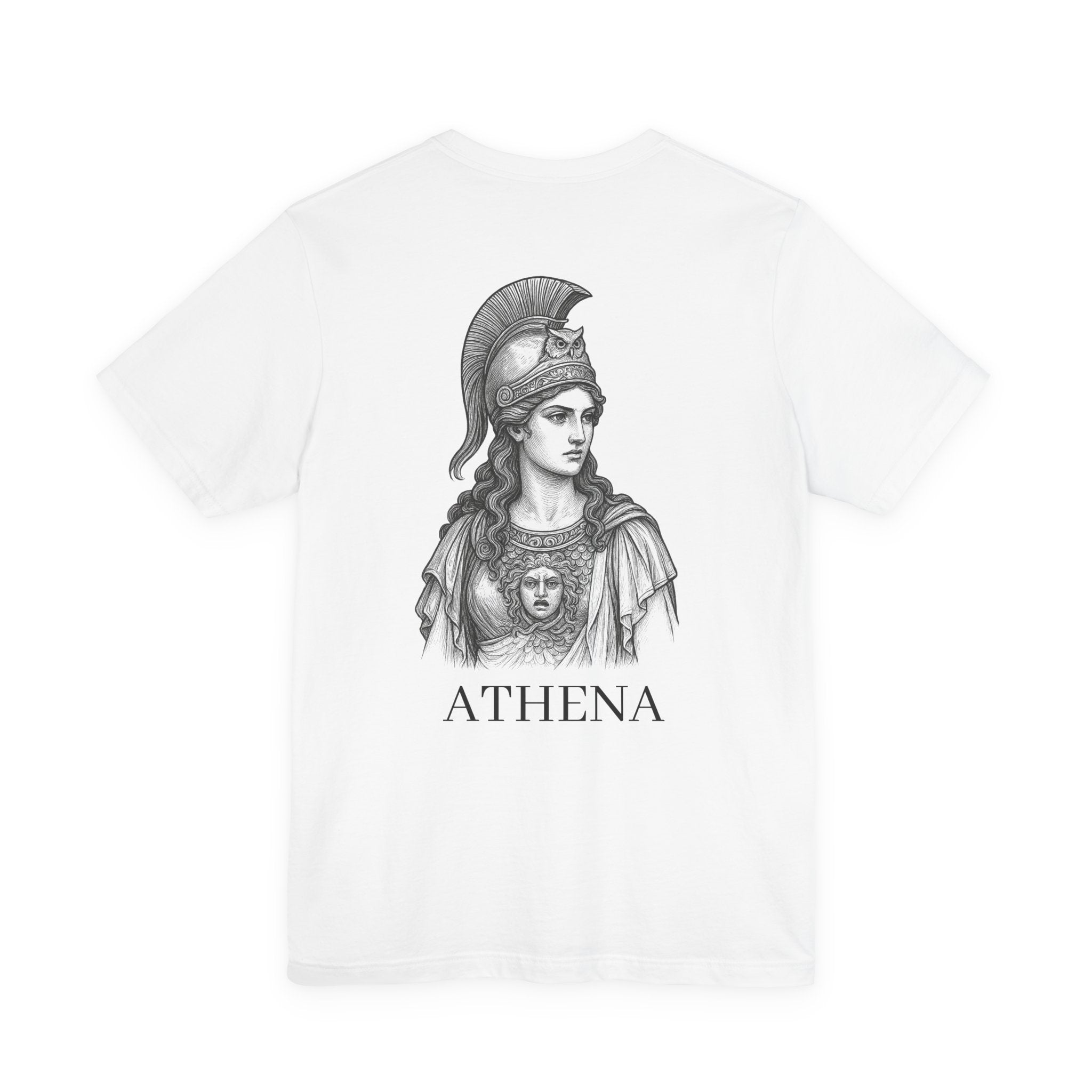 Athena Goddess T-Shirt - Greek Mythology Art Tee