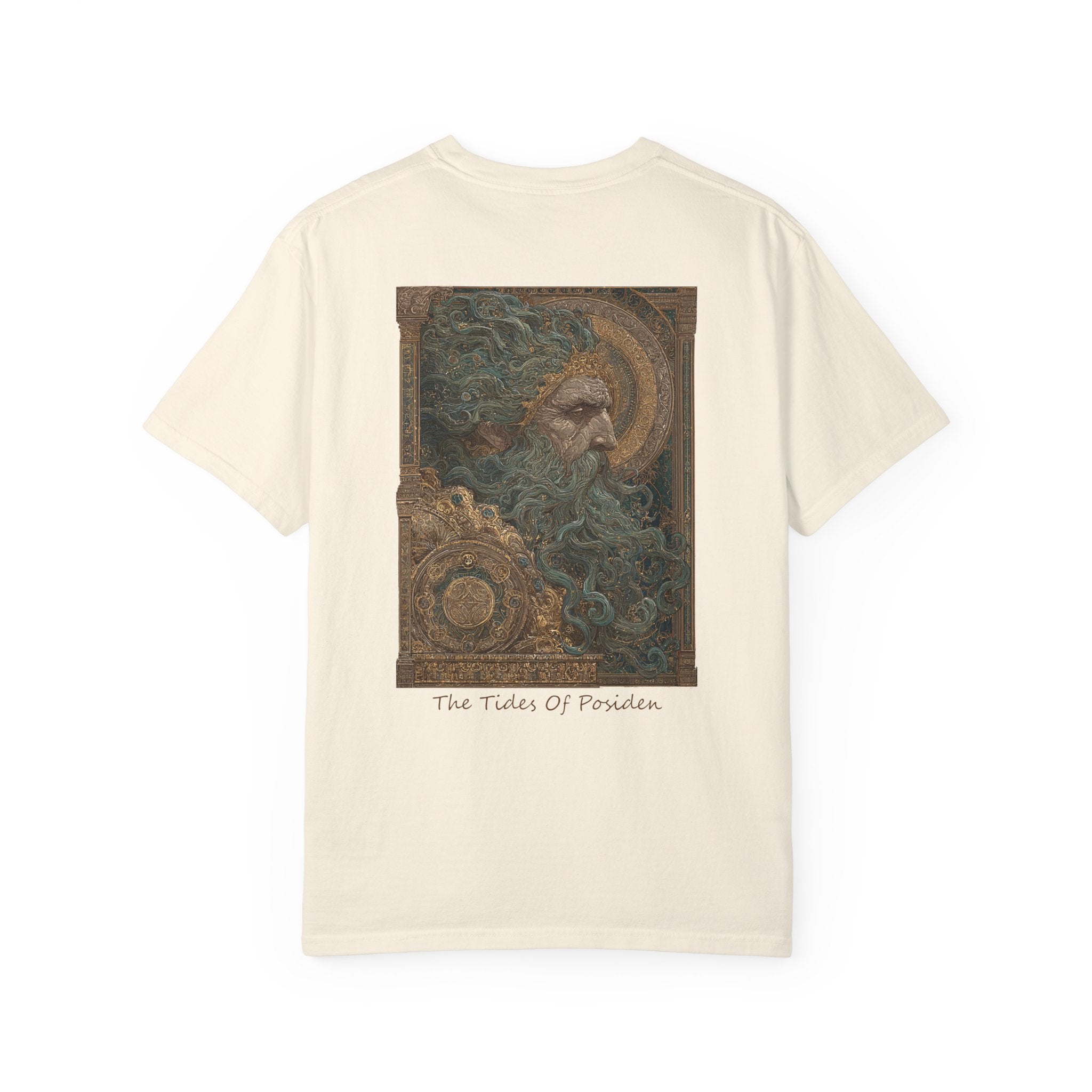 The Tides of Poseidon T-Shirt — Greek God Mythology Art Tee | Poseidon Sea God