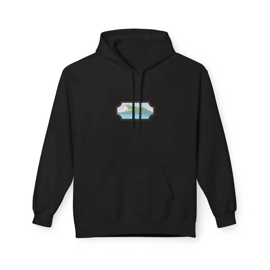Gibraltar Del Levante Hoodie — Premium Coastal Window Art Hoodie | Gibraltar Heritage Apparel