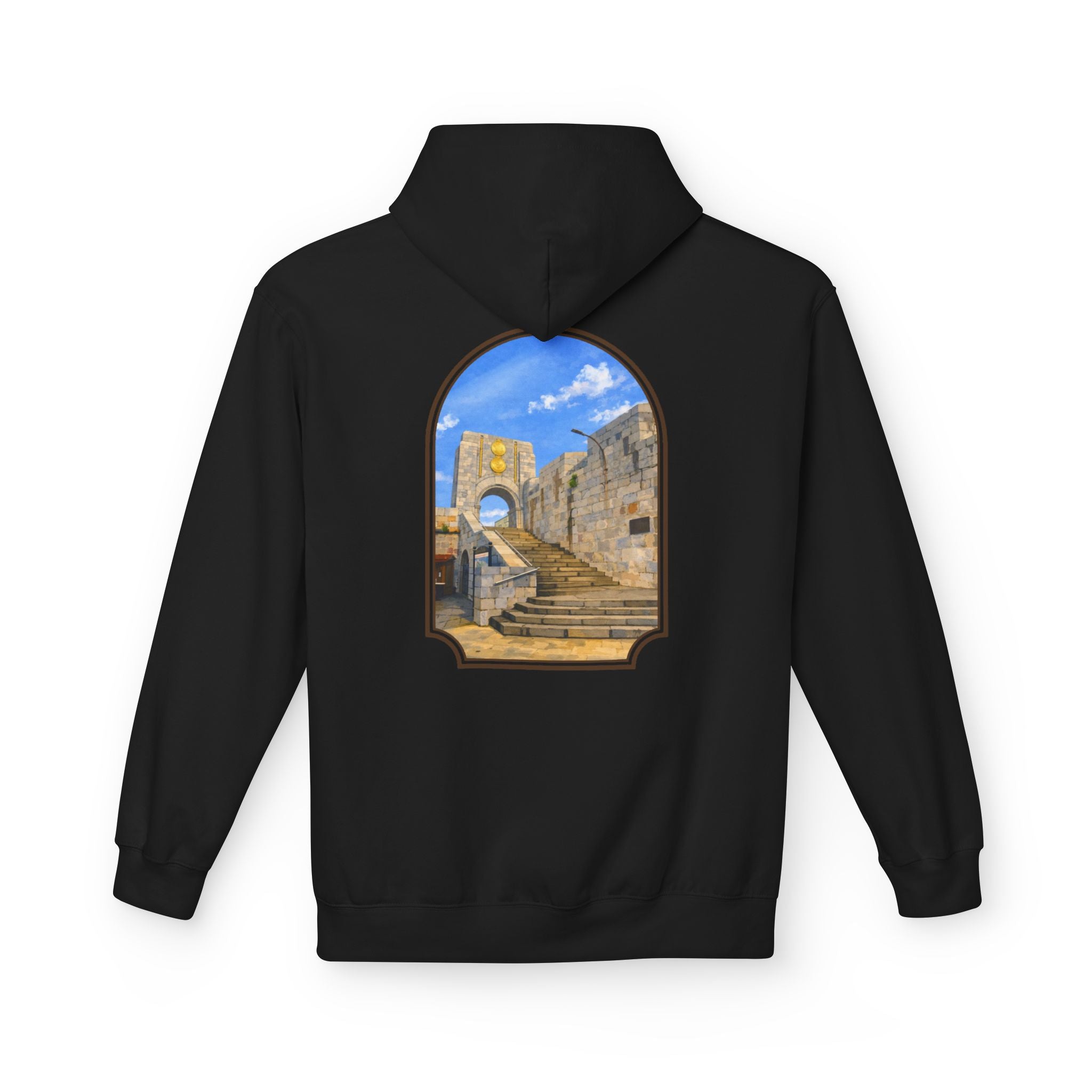 Gibraltar La Ecalera Americana Hoodie | Premium Graphic Hoodie