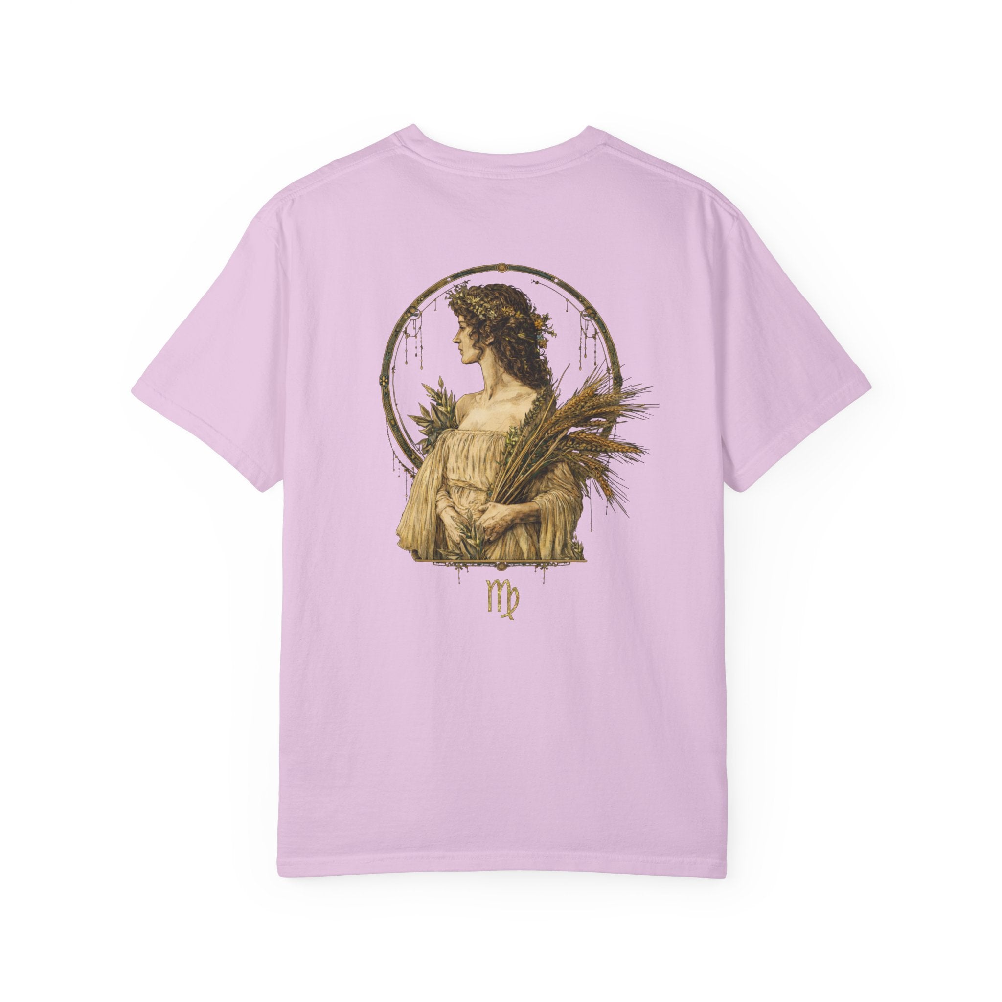 Zodiac Virgo T-Shirt — Horoscope Astrology Wheat Maiden Tee