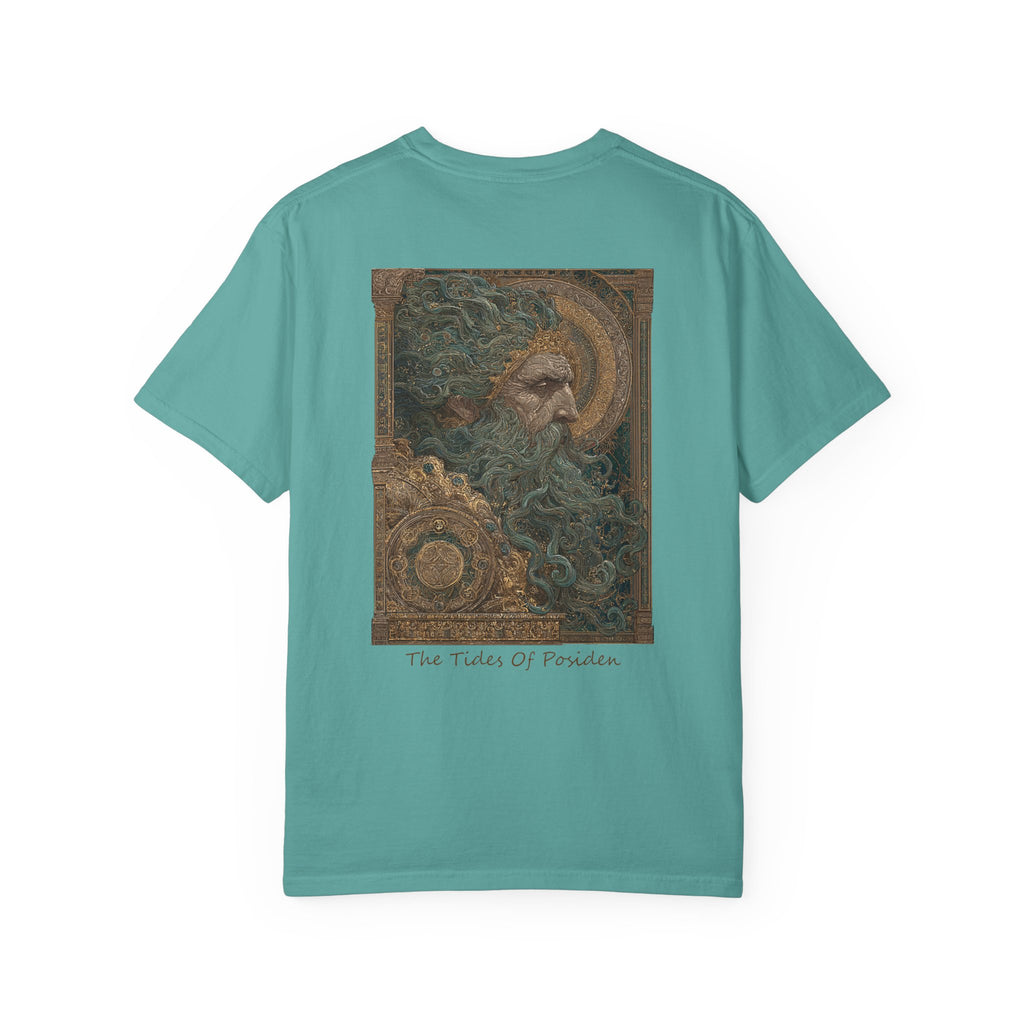 The Tides of Poseidon T-Shirt — Greek God Mythology Art Tee | Poseidon Sea God