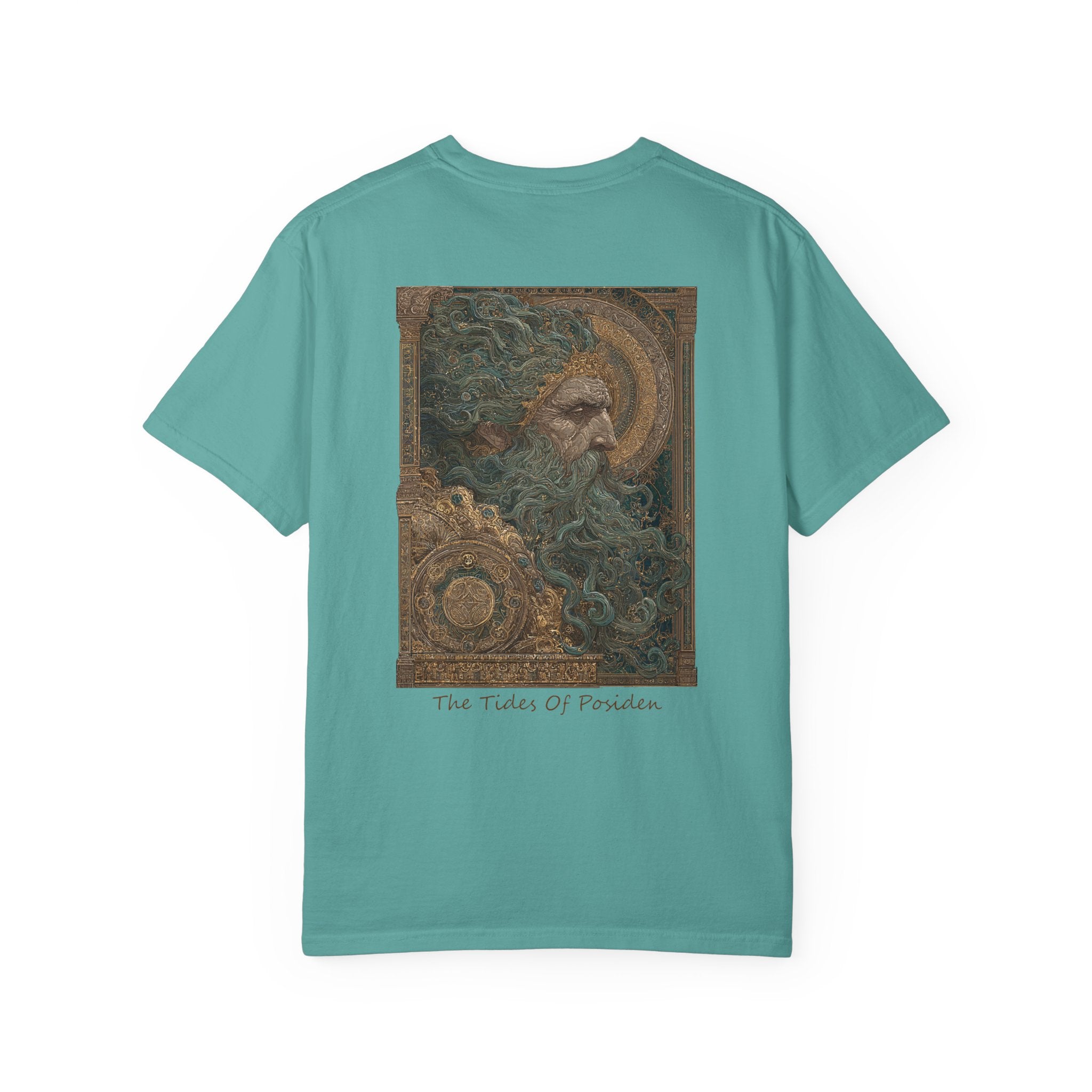 The Tides of Poseidon T-Shirt — Greek God Mythology Art Tee | Poseidon Sea God