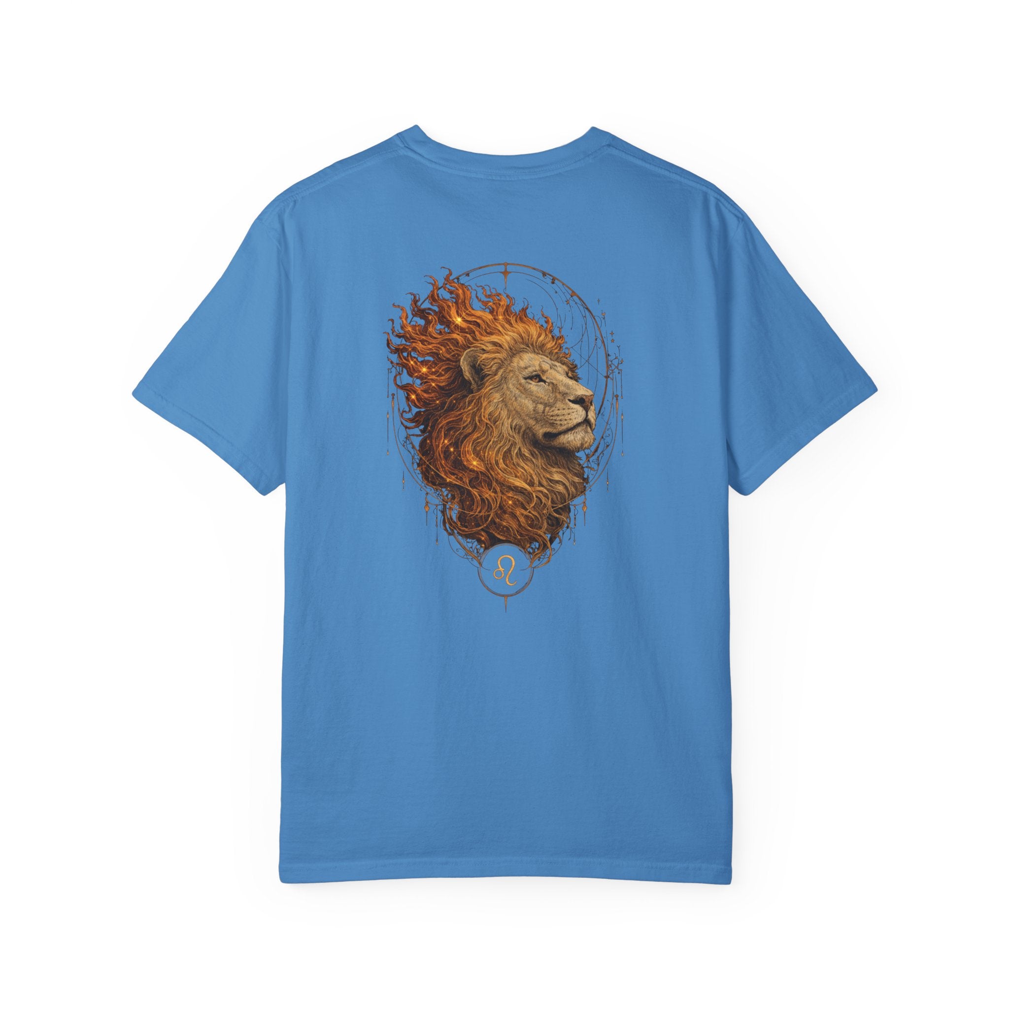 Zodiac Leo T-Shirt — Premium Horoscope Art Astrology Tee | July-August Birthday Gift