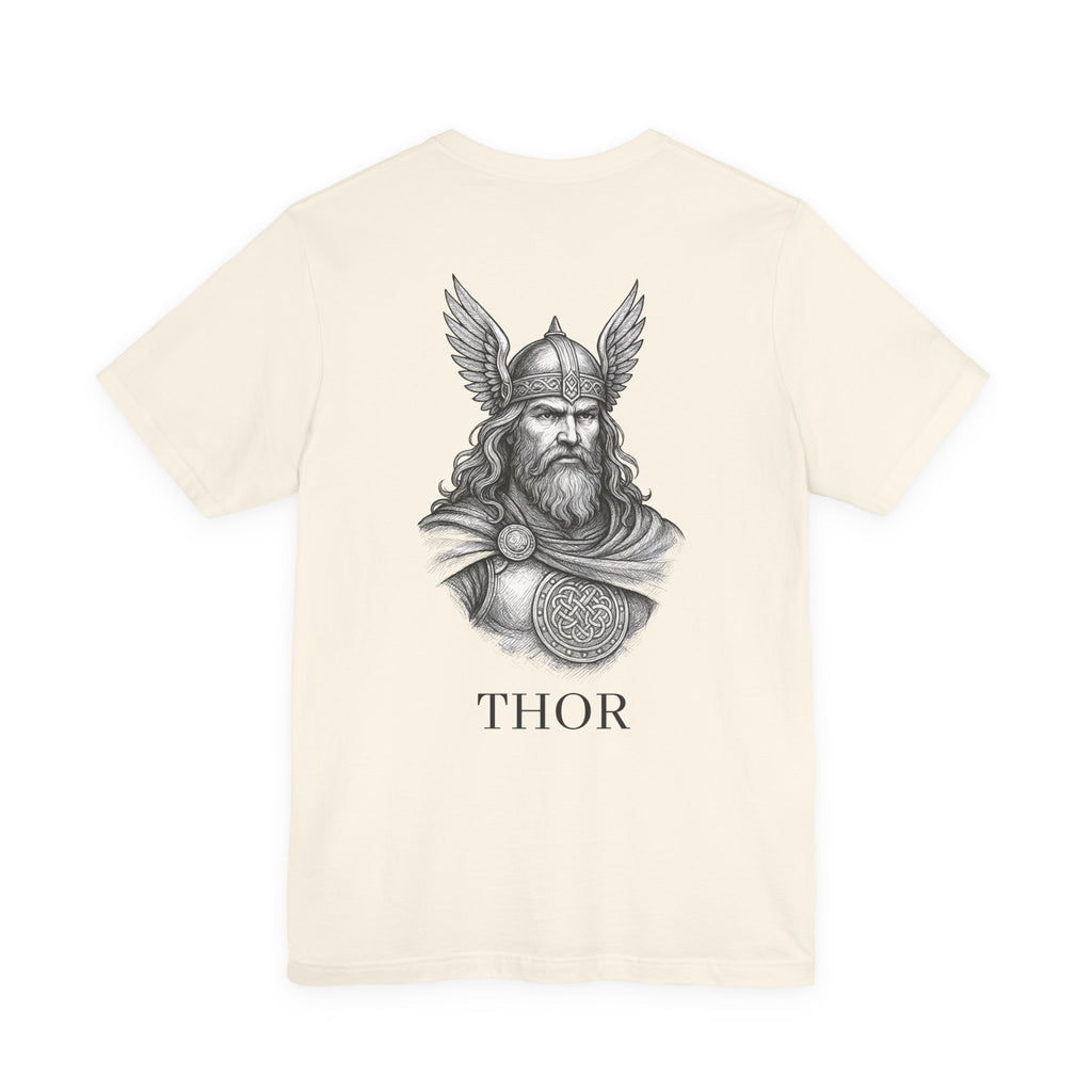 Thor Norse God T-Shirt - Viking Mythology Art Tee