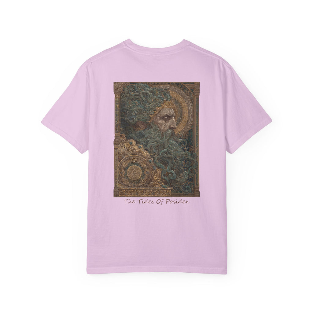 The Tides of Poseidon T-Shirt — Greek God Mythology Art Tee | Poseidon Sea God