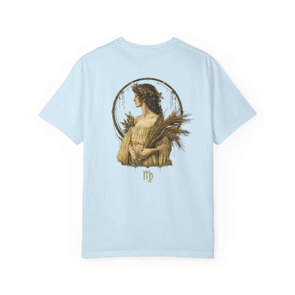 Zodiac Virgo T-Shirt — Horoscope Astrology Wheat Maiden Tee
