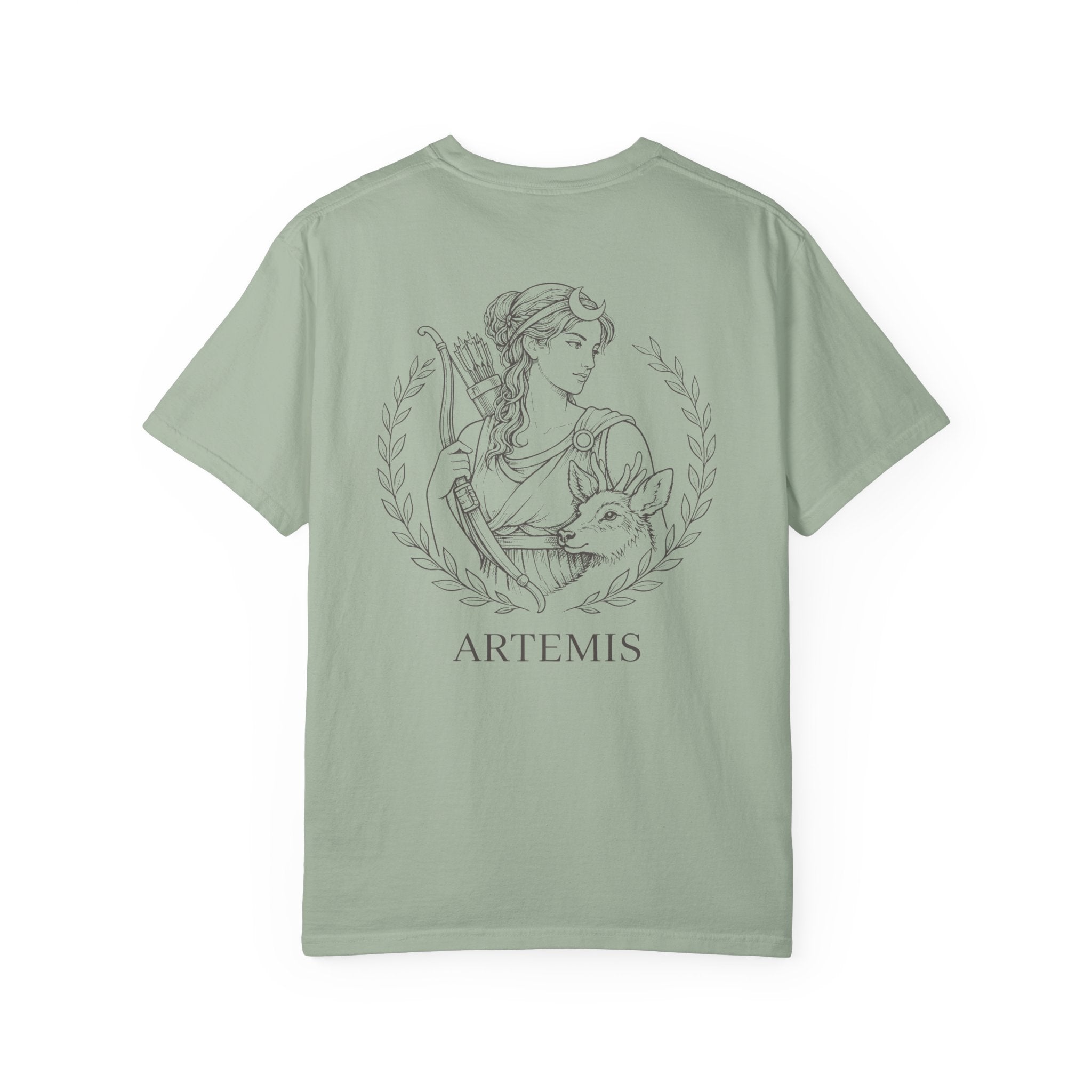 Goddess Artemis T-Shirt — Greek Mythology Goddess of the Hunt Art Tee
