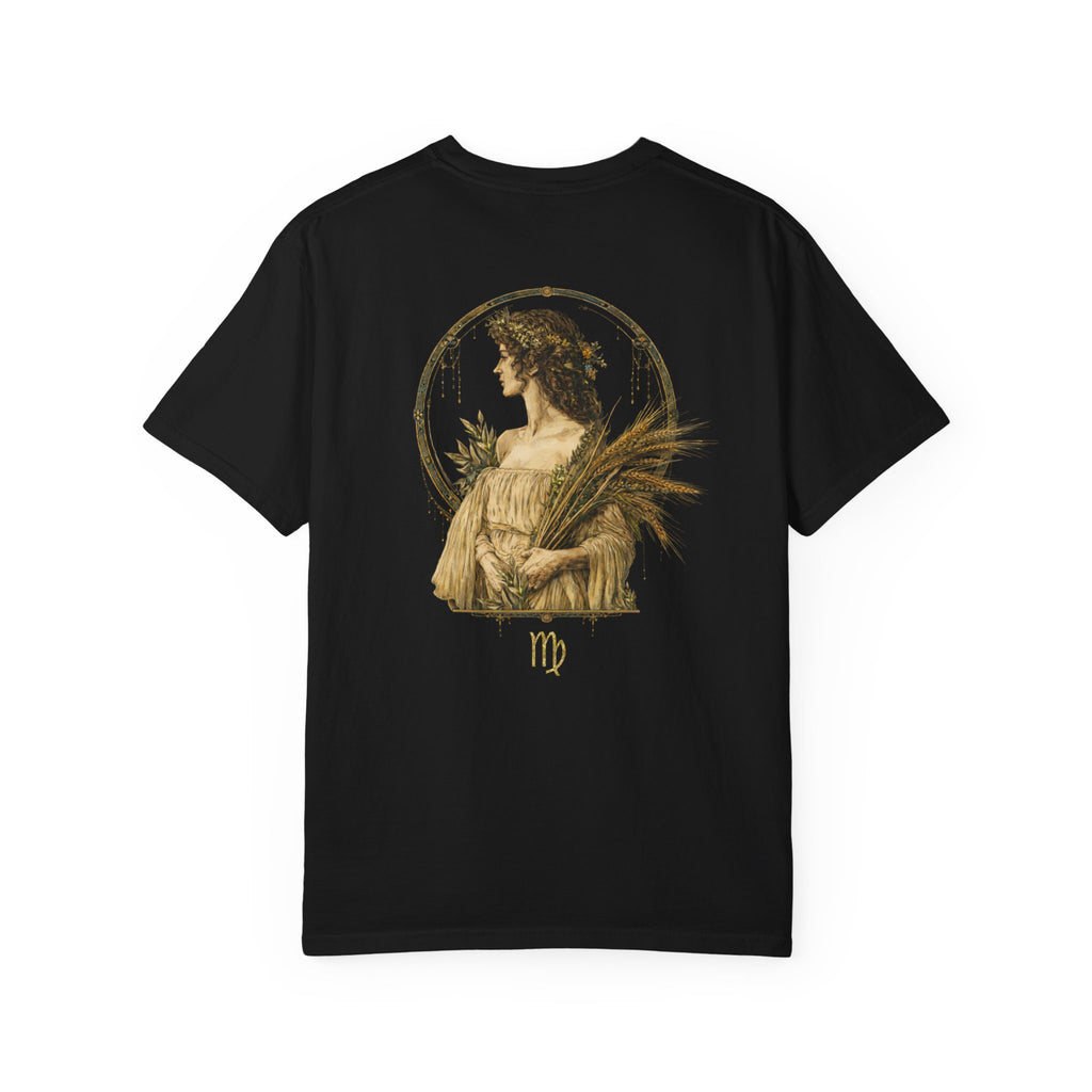 Zodiac Virgo T-Shirt — Horoscope Astrology Wheat Maiden Tee