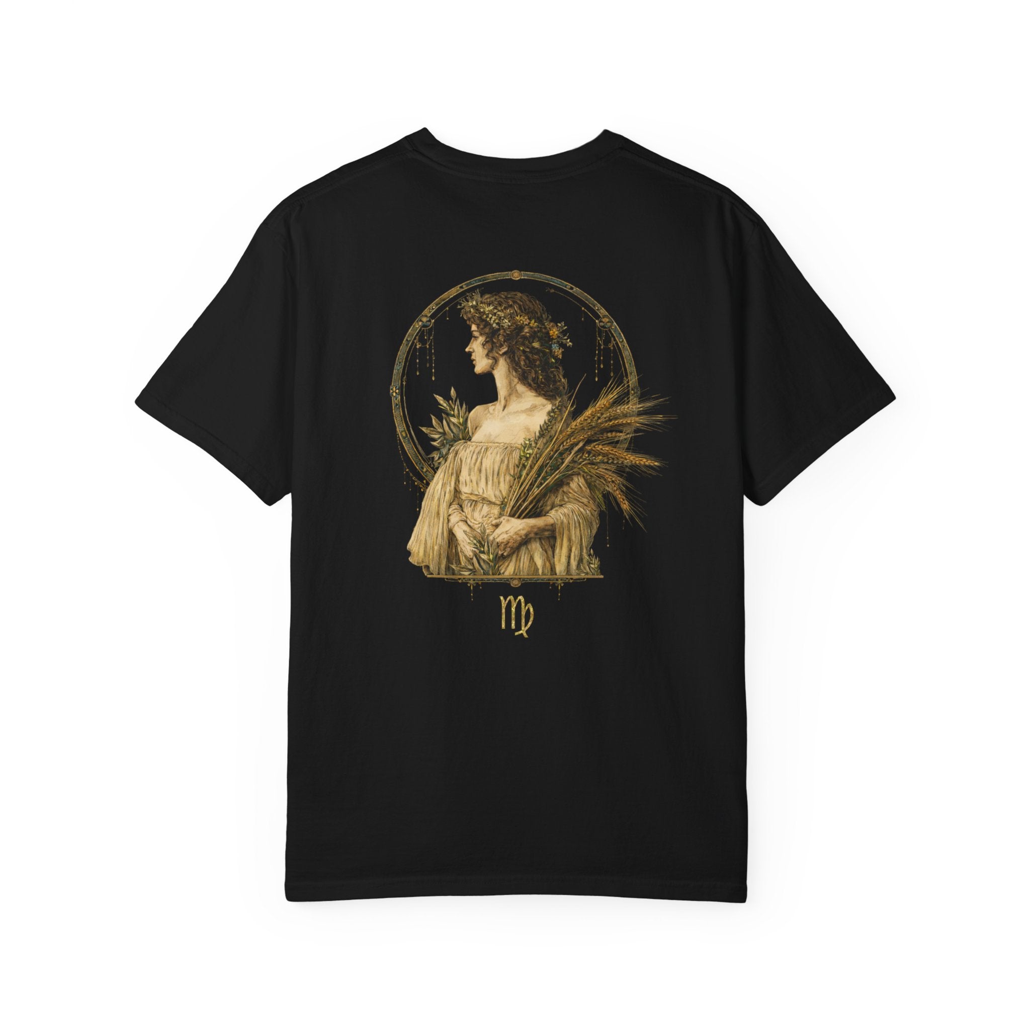Zodiac Virgo T-Shirt — Horoscope Astrology Wheat Maiden Tee