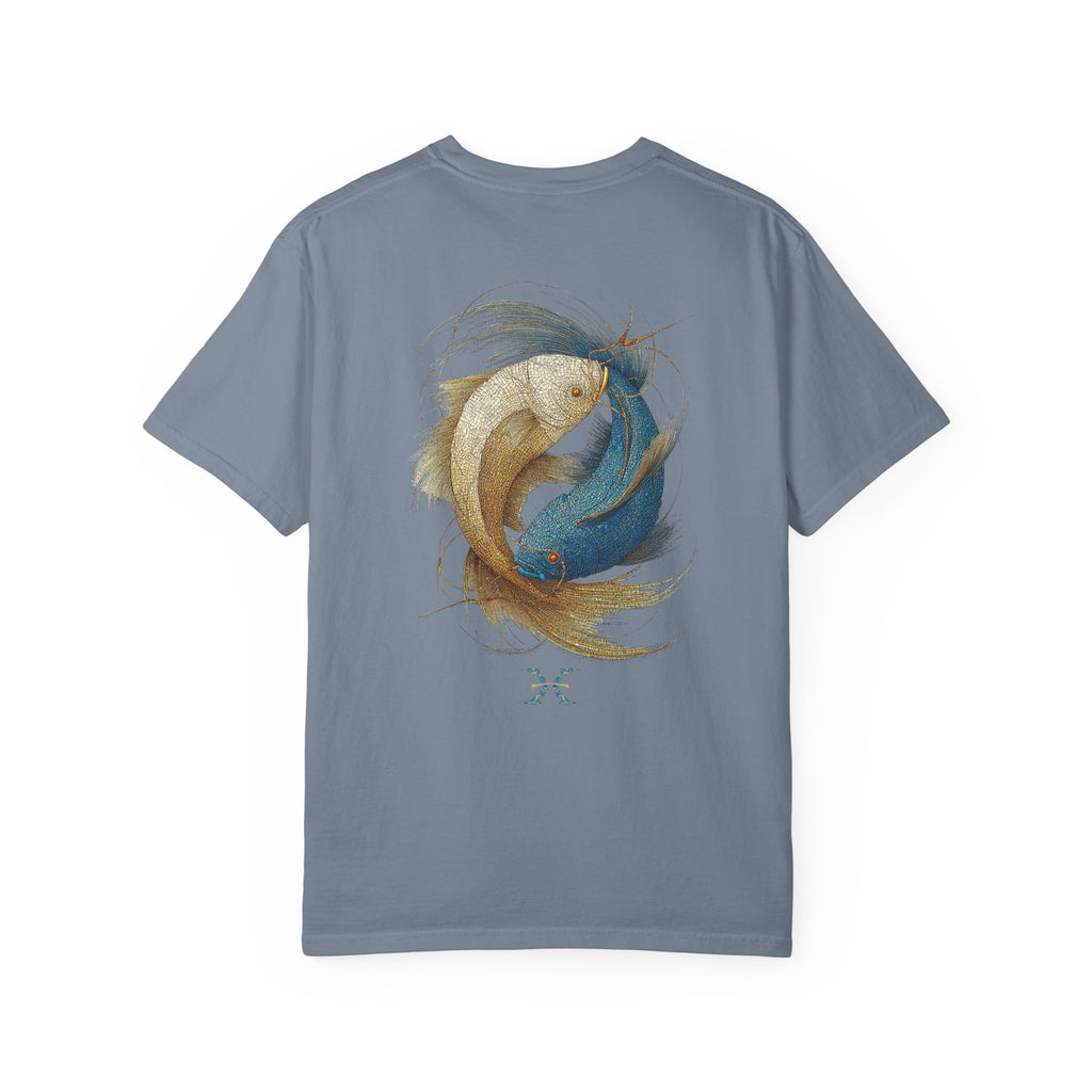 Zodiac Pisces T-Shirt — Premium Horoscope Art Pisces Astrology Tee