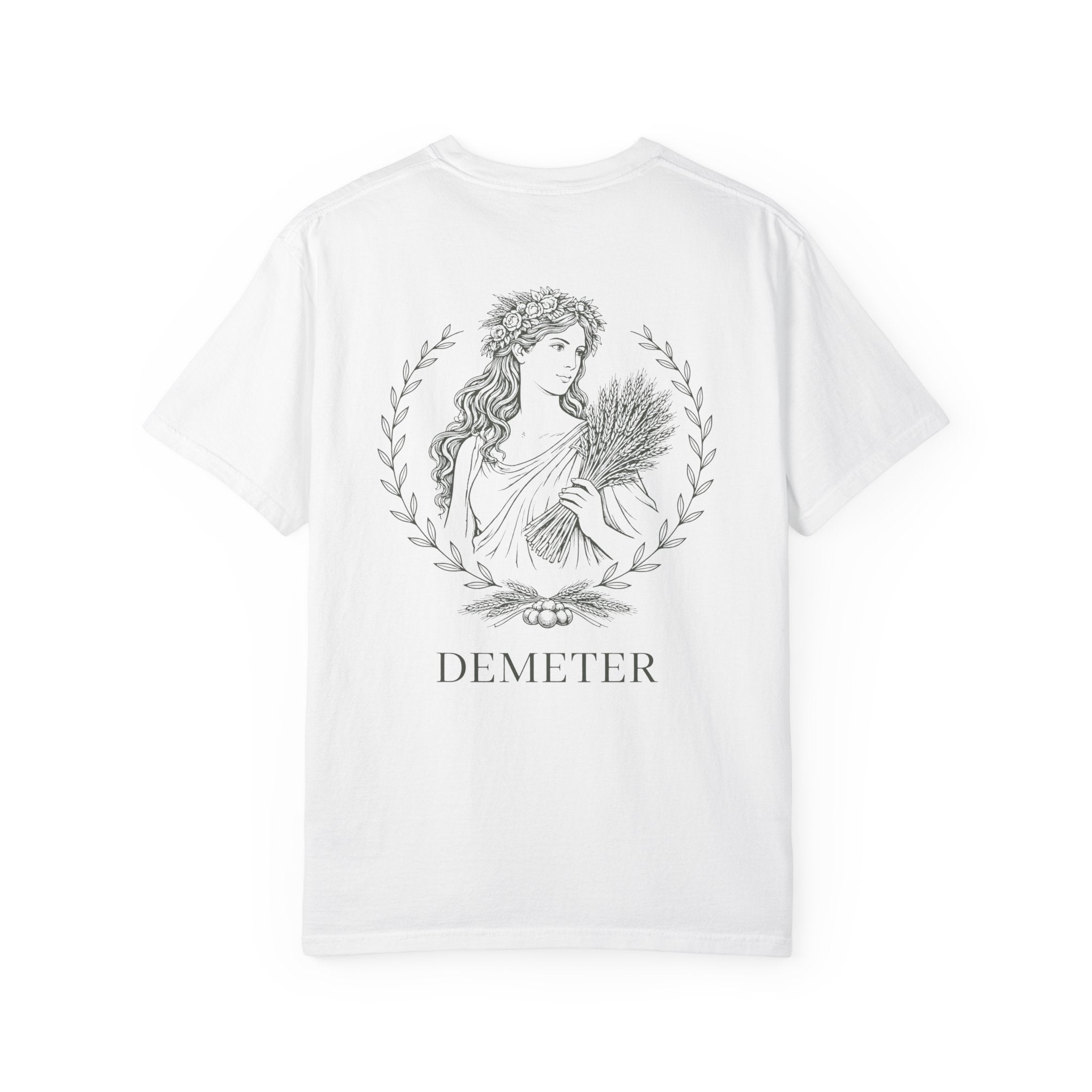 Goddess Demeter T-Shirt — Greek Mythology Goddess of Harvest Art Tee