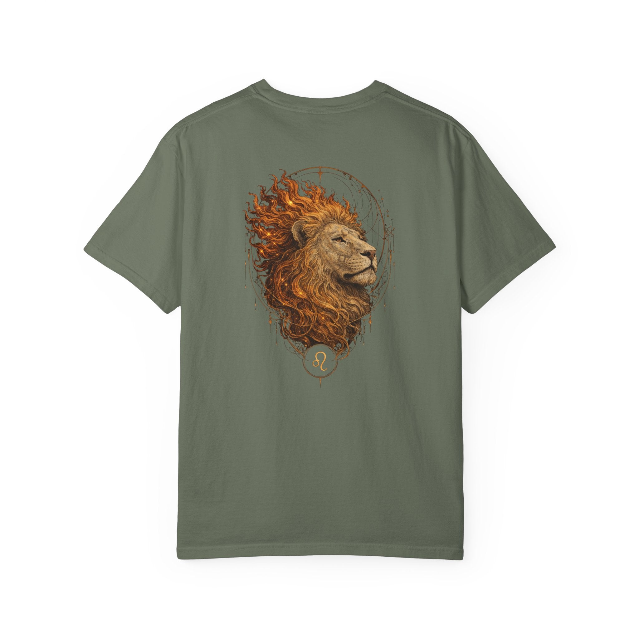 Zodiac Leo T-Shirt — Premium Horoscope Art Astrology Tee | July-August Birthday Gift