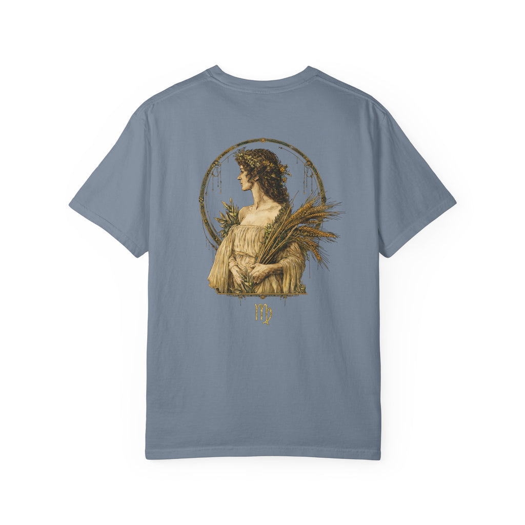 Zodiac Virgo T-Shirt — Horoscope Astrology Wheat Maiden Tee