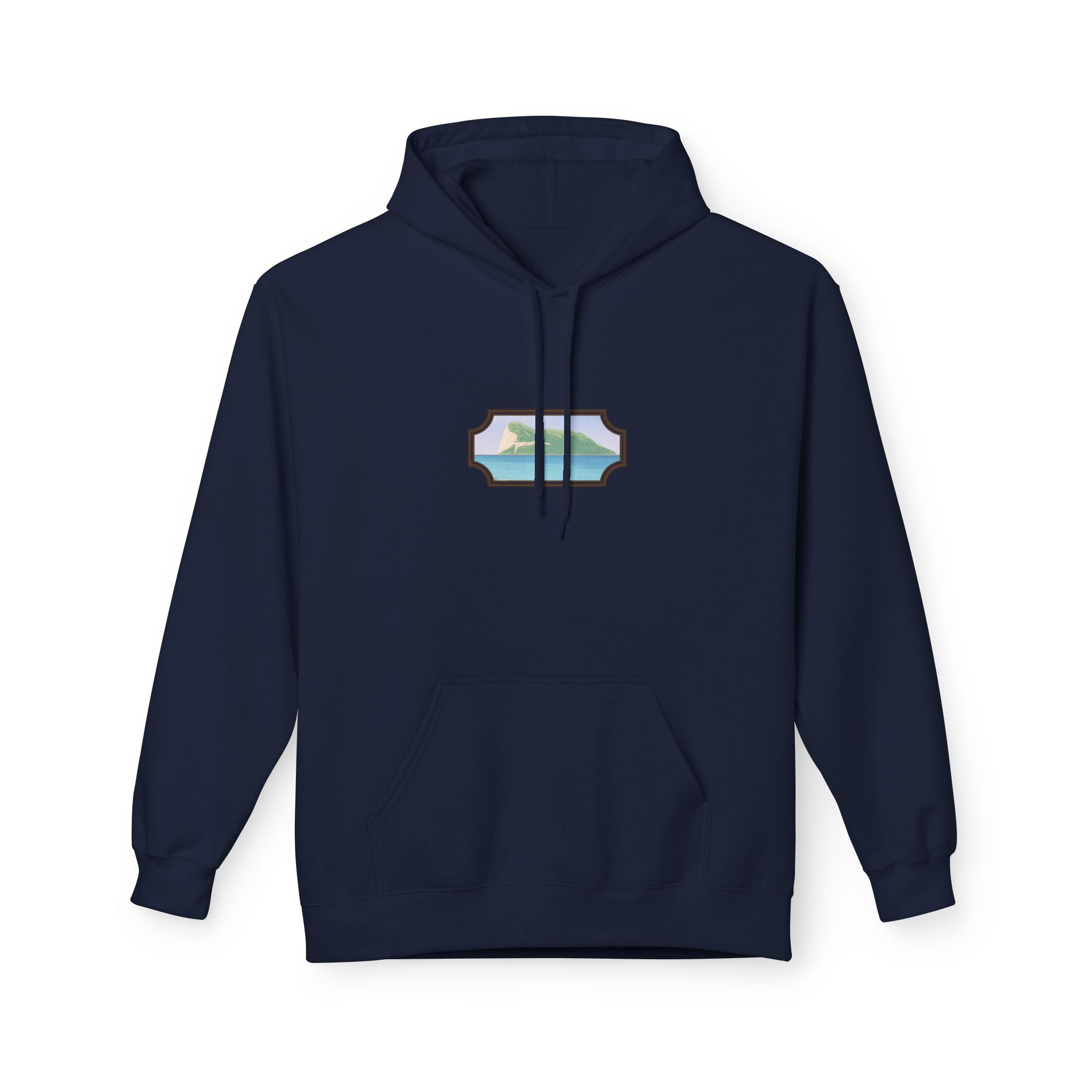 Gibraltar Del Levante Hoodie — Premium Coastal Window Art Hoodie | Gibraltar Heritage Apparel