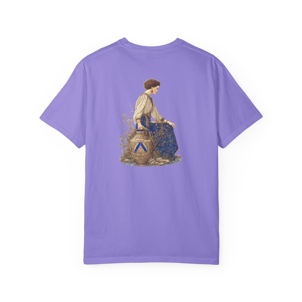 Zodiac Aquarius T-Shirt — Premium Horoscope Art Aquarius Astrology Tee