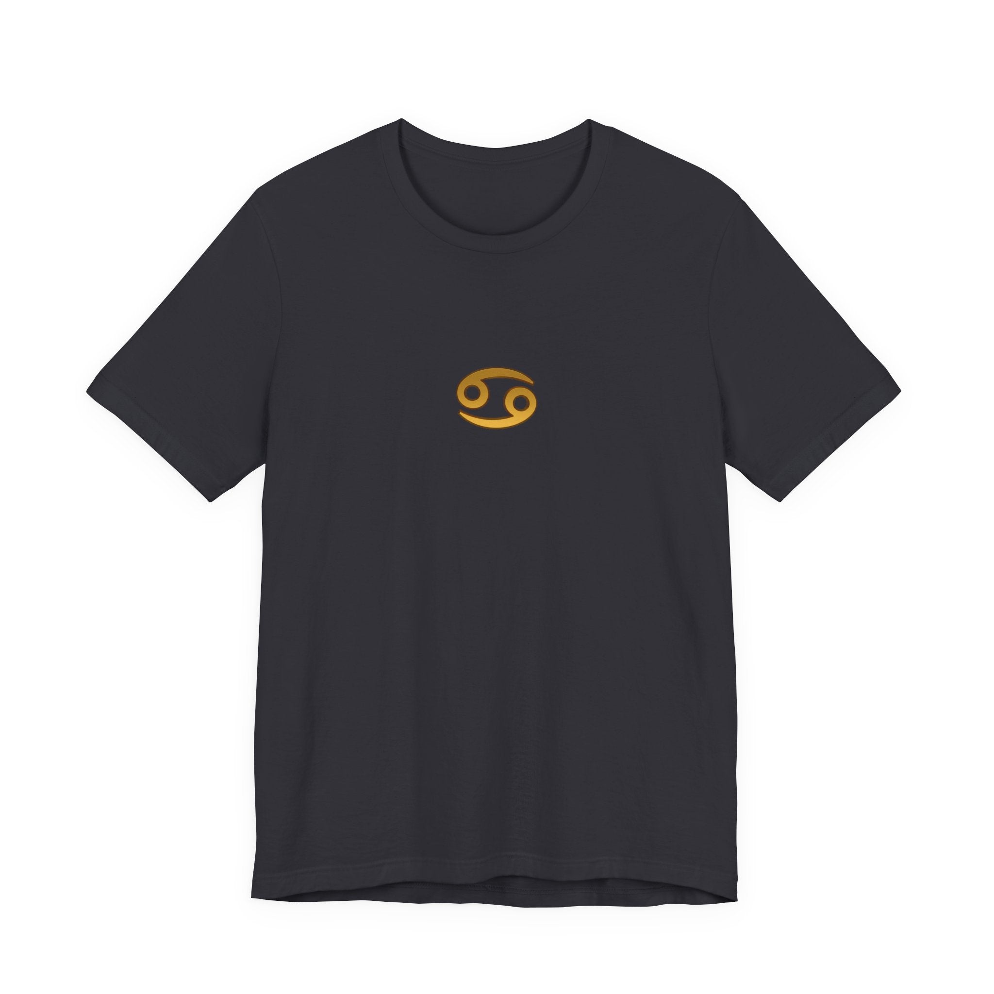 Cancer Zodiac Tee — Minimal Gold Capricorn Symbol Shirt