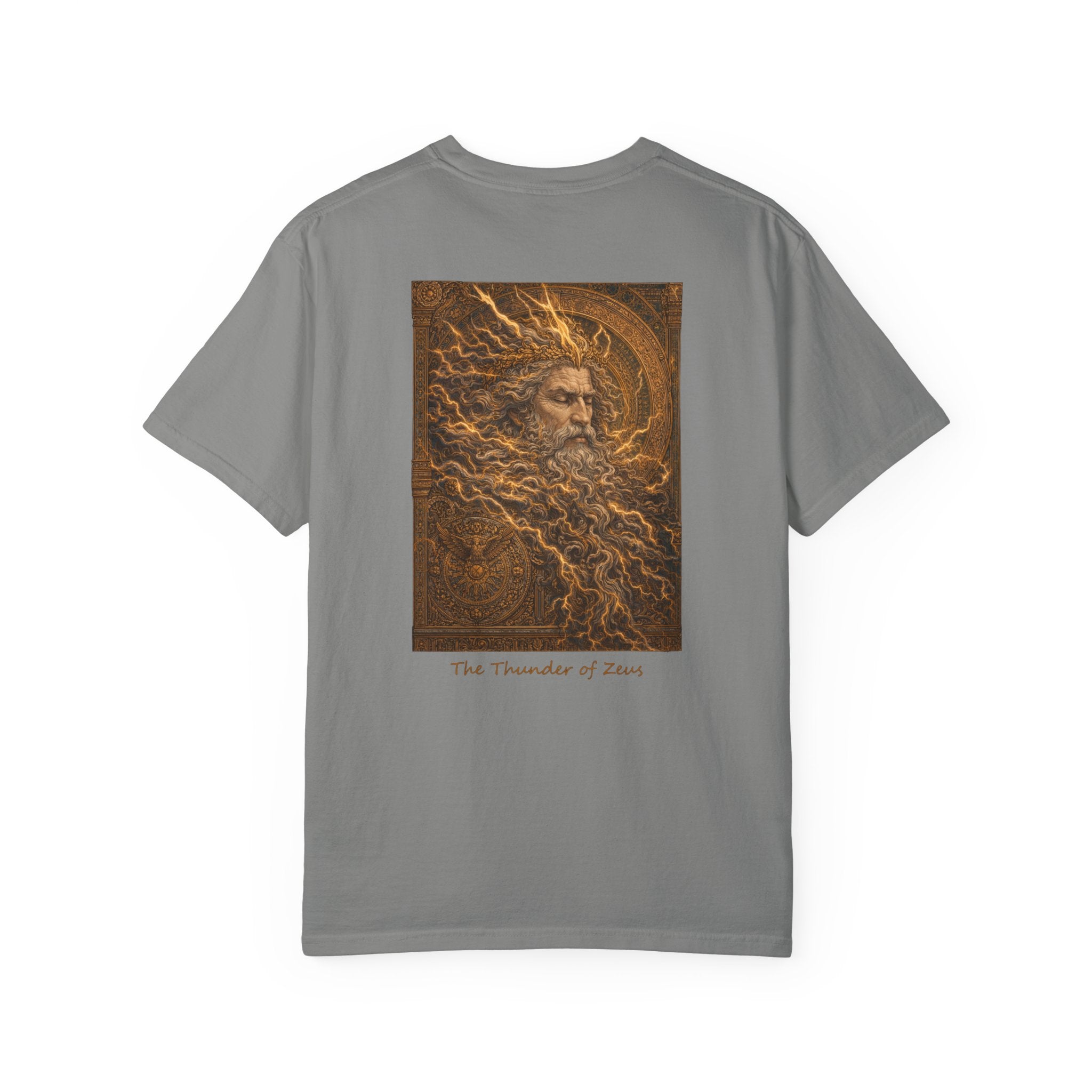 The Thunder of Zeus T-Shirt — Greek God Mythology Art Tee | Zeus King of Gods