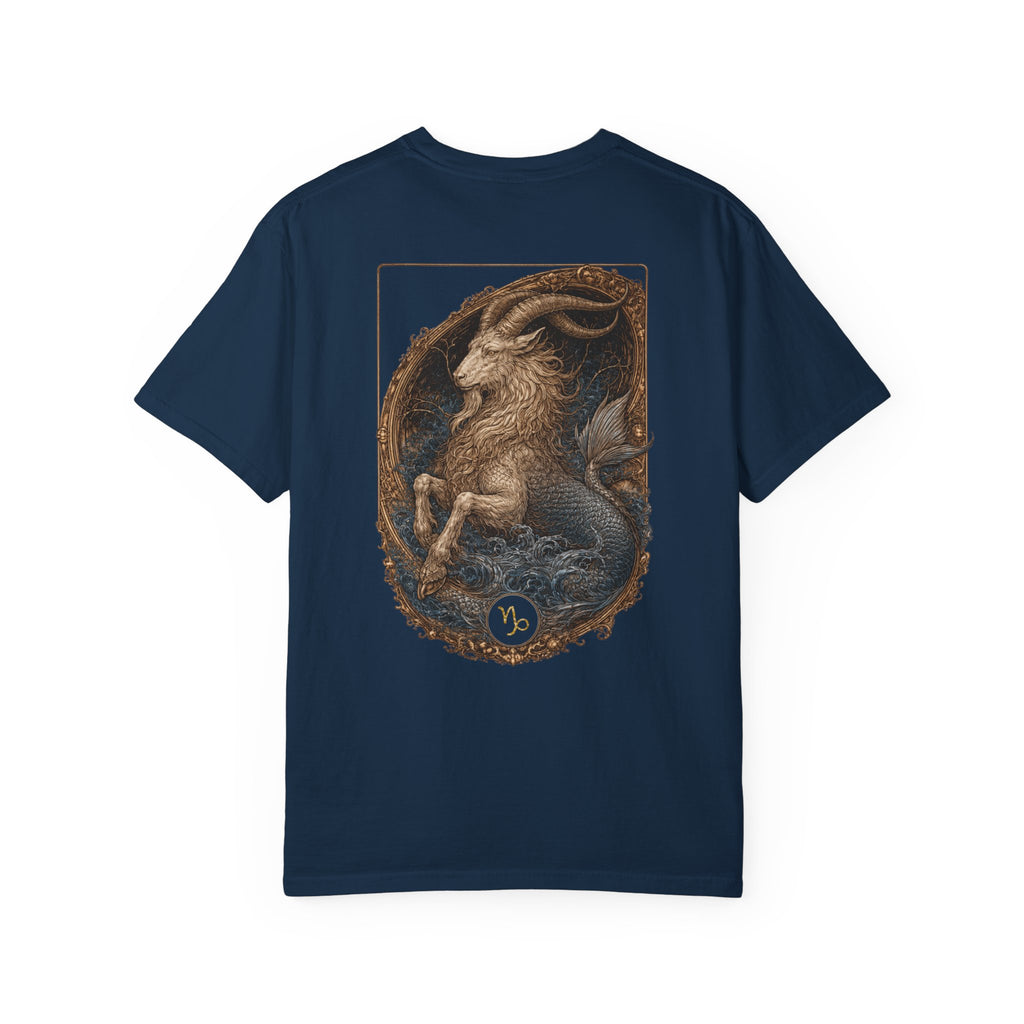 Zodiac Capricorn T-Shirt — Premium Horoscope Art Astrology Tee | December-January Birthday Gift