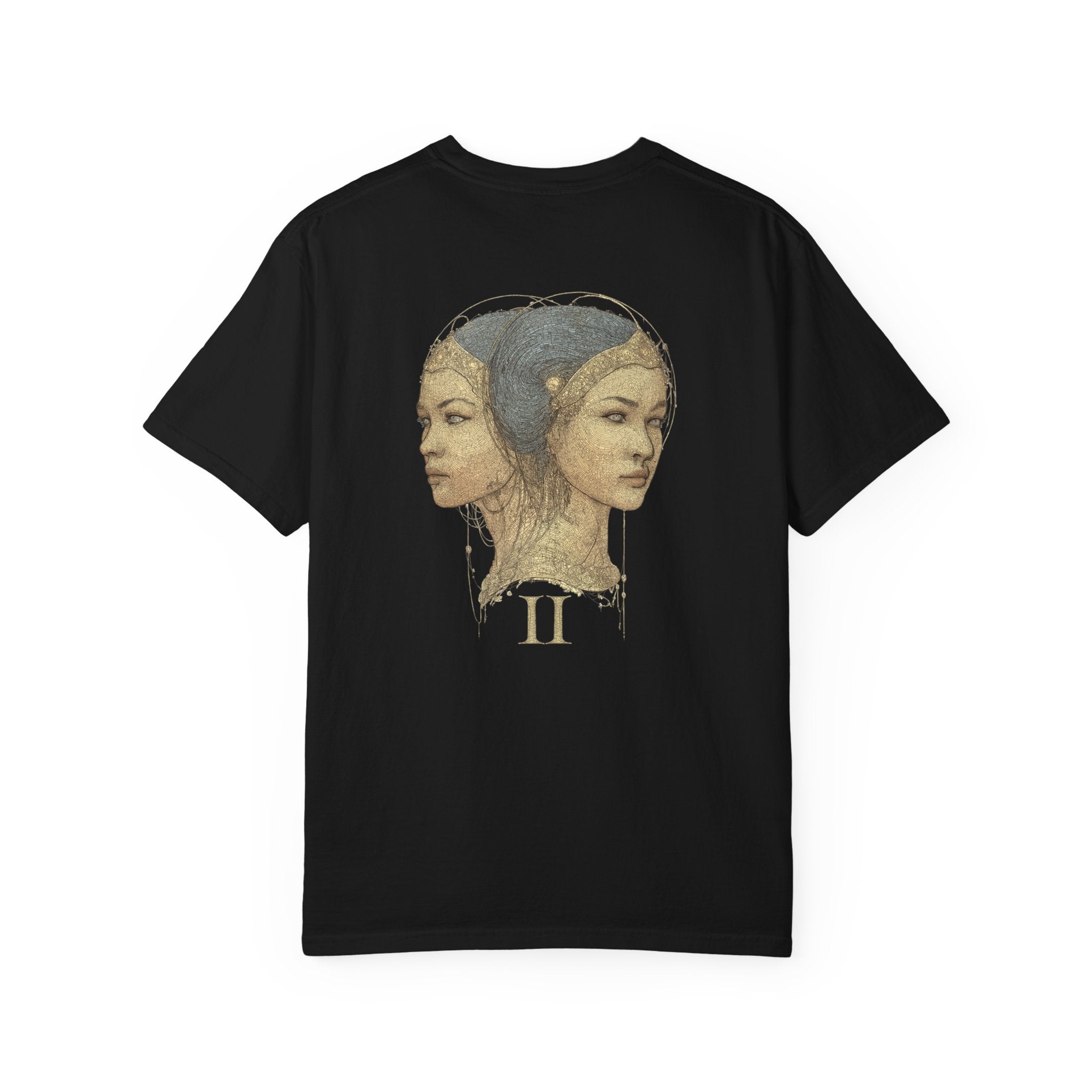 Zodiac Gemini T-Shirt — Premium Horoscope Art Gemini Astrology Tee