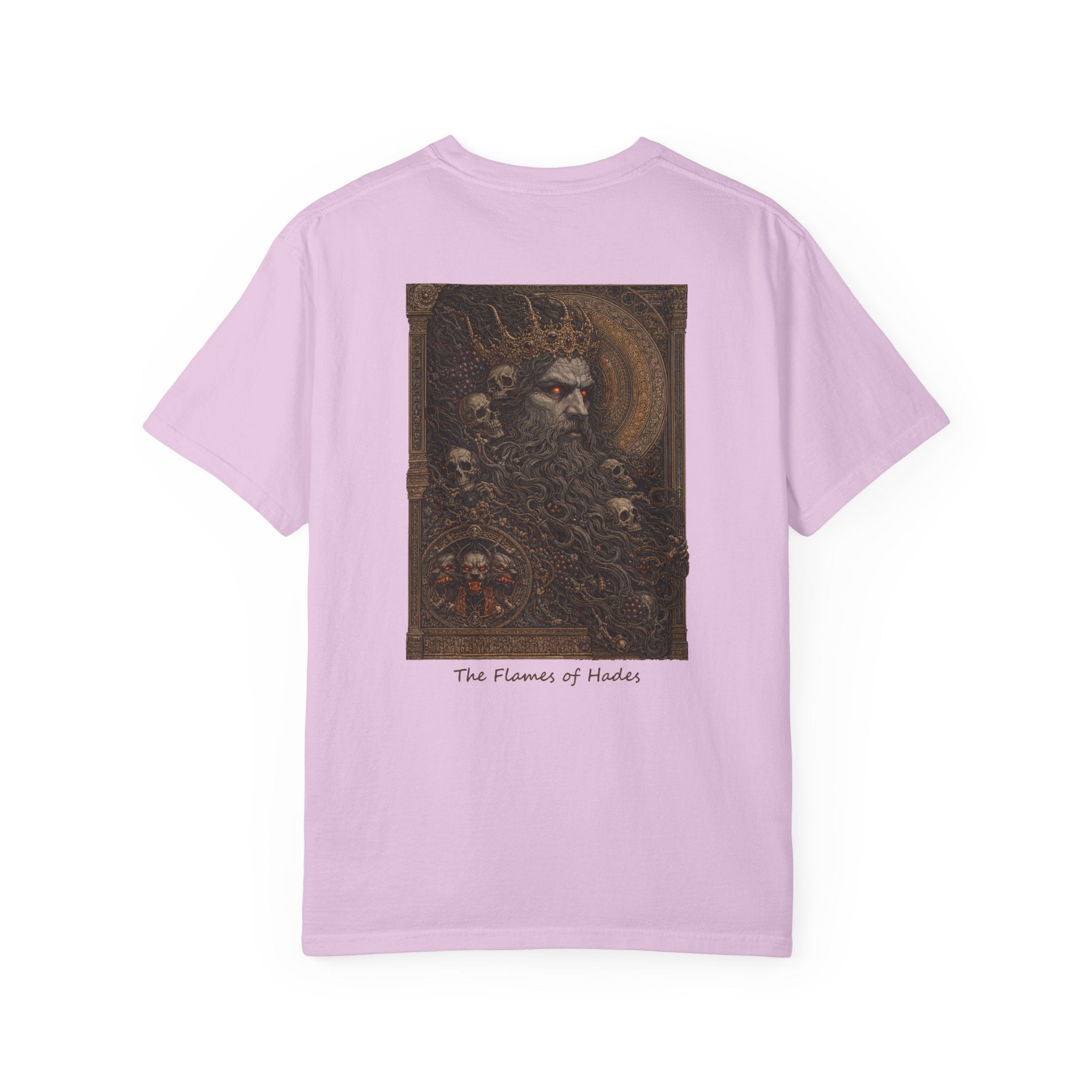 The Flames of Hades T-Shirt — Greek God Mythology Art Tee | Hades Underworld