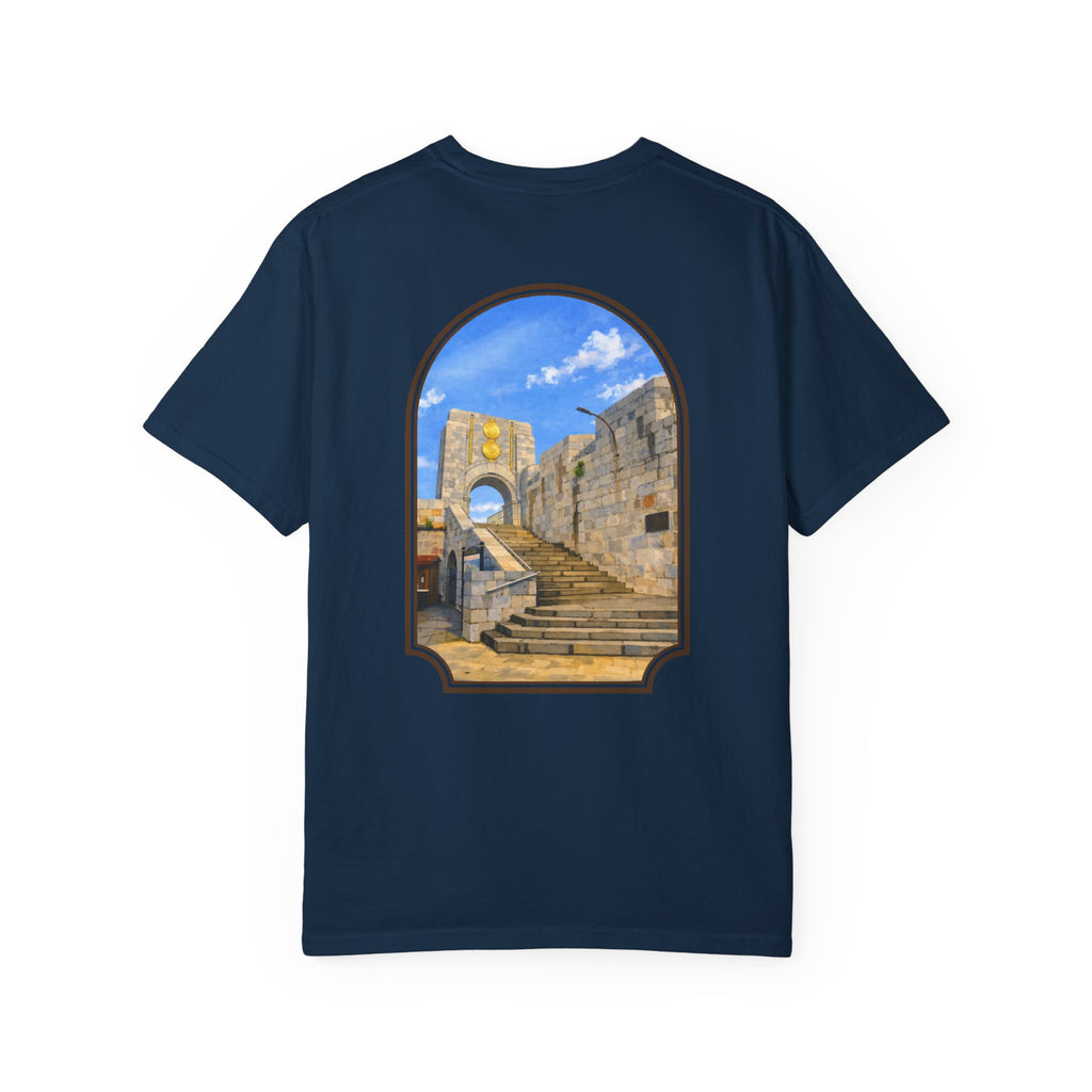 Gibraltar La Ecalera Americana T-Shirt | Premium Garment-Dyed Tee