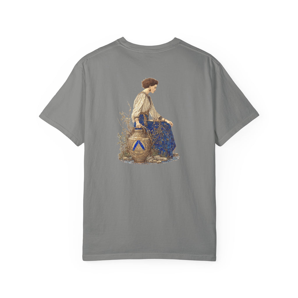 Zodiac Aquarius T-Shirt — Premium Horoscope Art Aquarius Astrology Tee