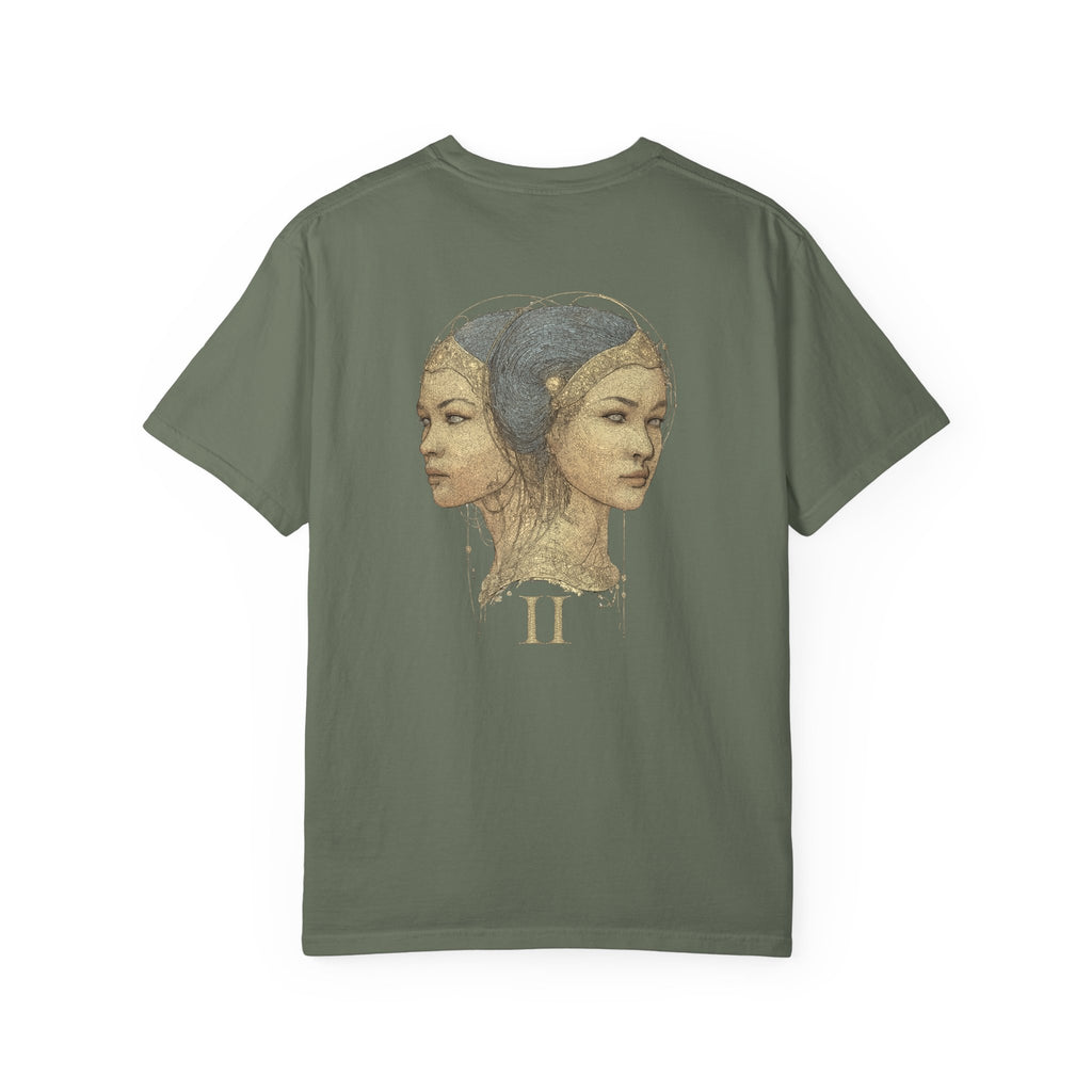 Zodiac Gemini T-Shirt — Premium Horoscope Art Gemini Astrology Tee
