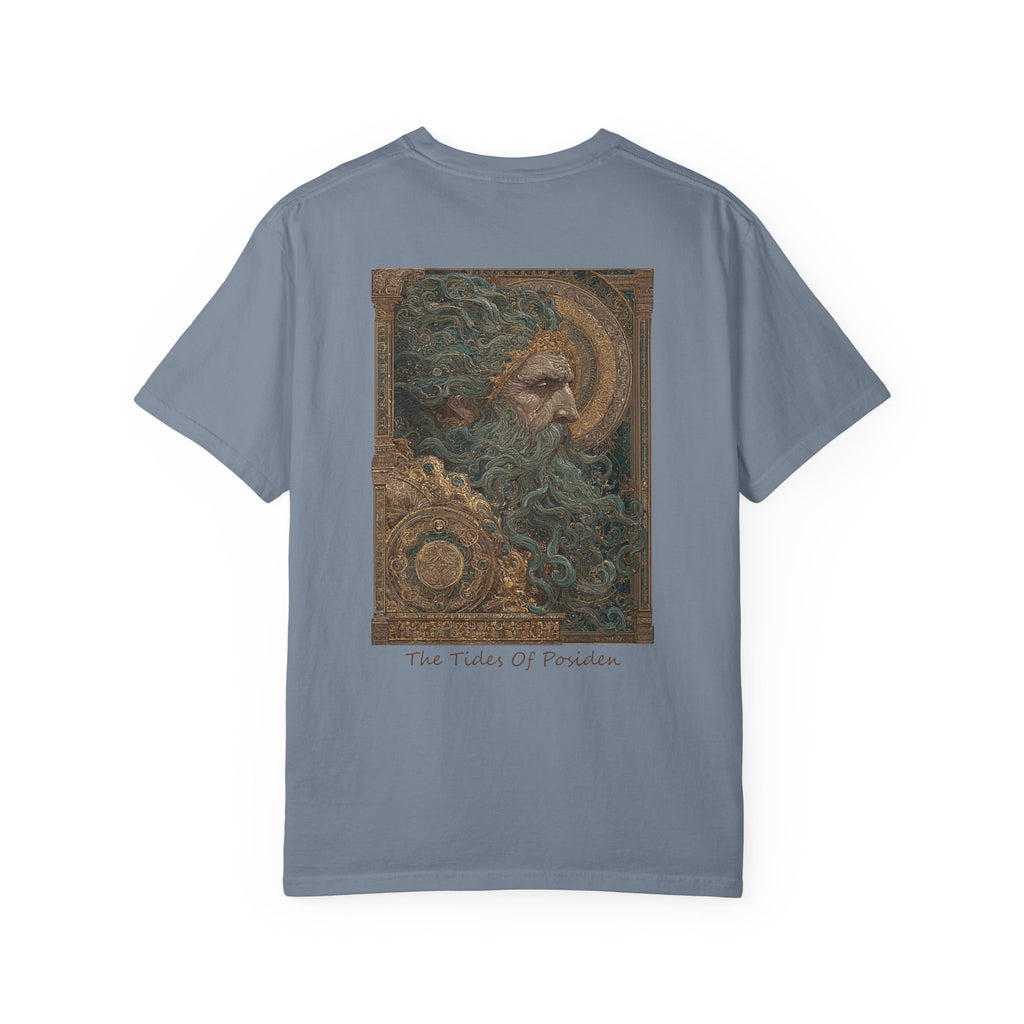 The Tides of Poseidon T-Shirt — Greek God Mythology Art Tee | Poseidon Sea God