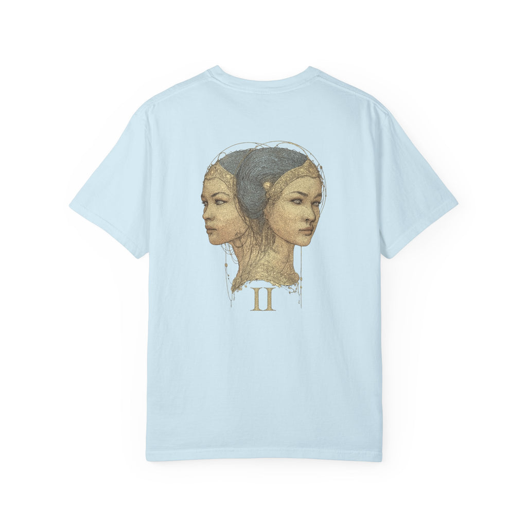 Zodiac Gemini T-Shirt — Premium Horoscope Art Gemini Astrology Tee