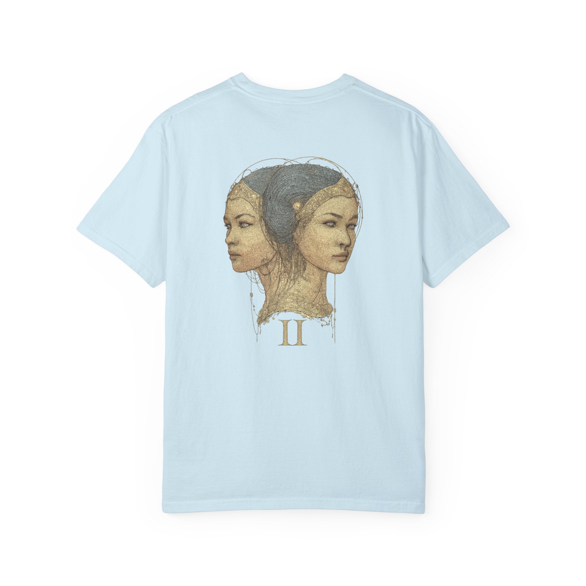 Zodiac Gemini T-Shirt — Premium Horoscope Art Gemini Astrology Tee