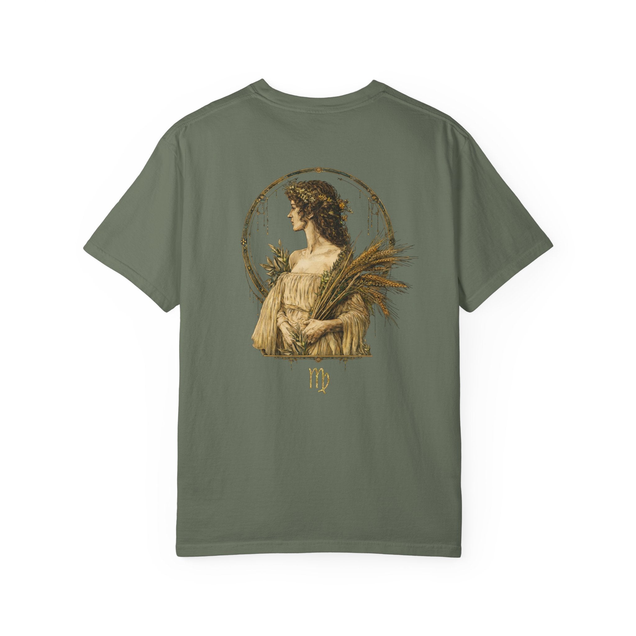 Zodiac Virgo T-Shirt — Horoscope Astrology Wheat Maiden Tee