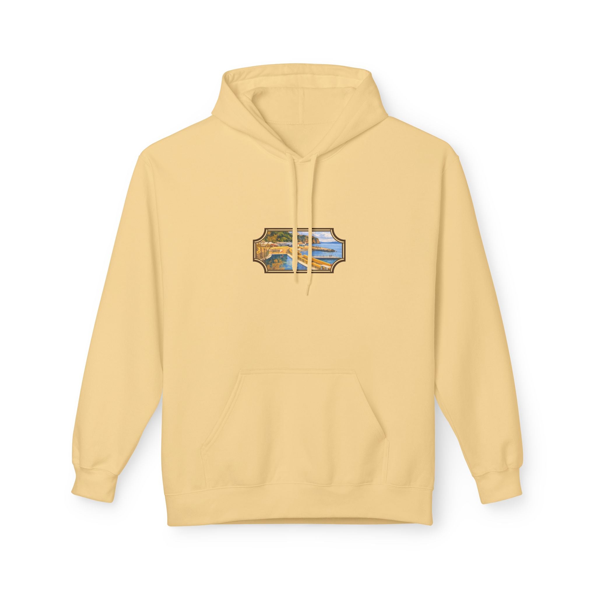 Gibraltar El Quarri Hoodie — Premium Seascape Window Art Hoodie | Gibraltar Heritage Apparel