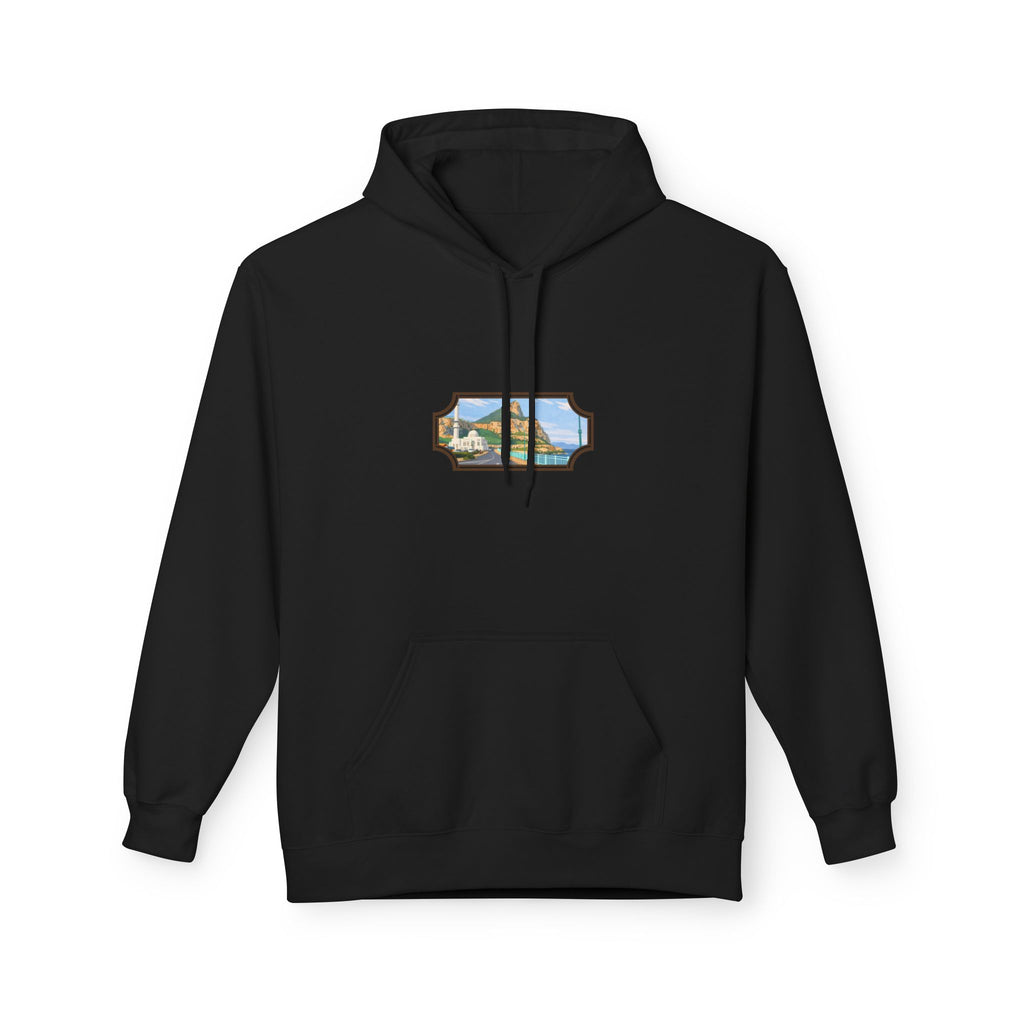 Gibraltar La Mezquita Hoodie — Premium Mosque Window Art Hoodie | Gibraltar Heritage Apparel